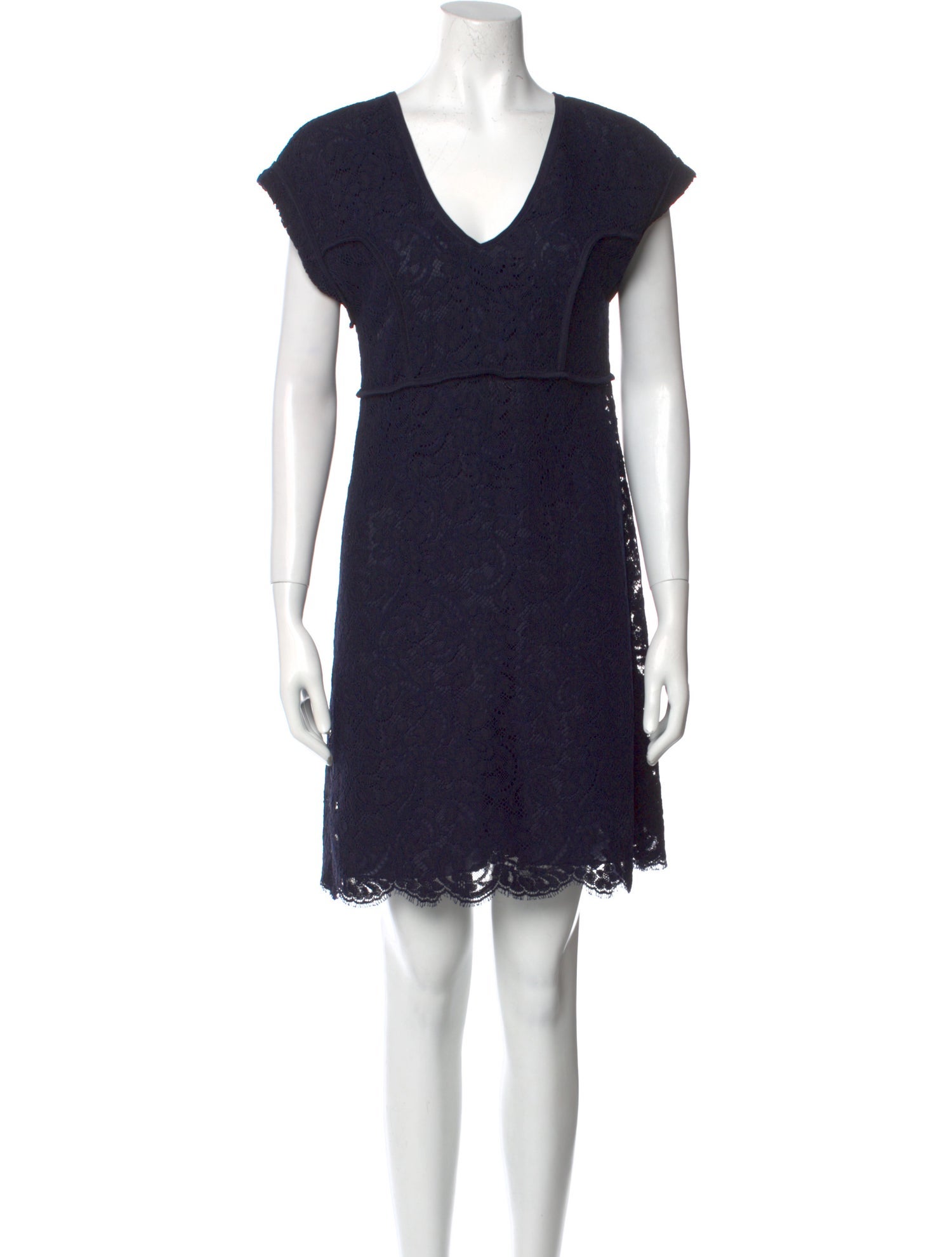 Derek Lam V-Neck Mini Dress