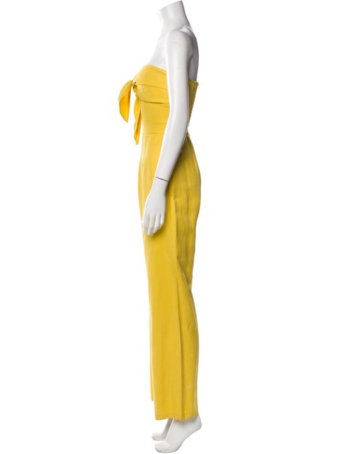 Derek Lam Linen Strapless Jumpsuit