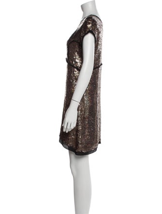 Derek Lam V-Neck Mini Dress