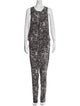 Derek Lam 10 Crosby Silk Tie-Dye Print Jumpsuit