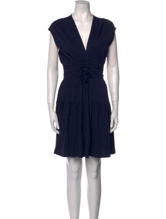Derek Lam V-Neck Mini Dress