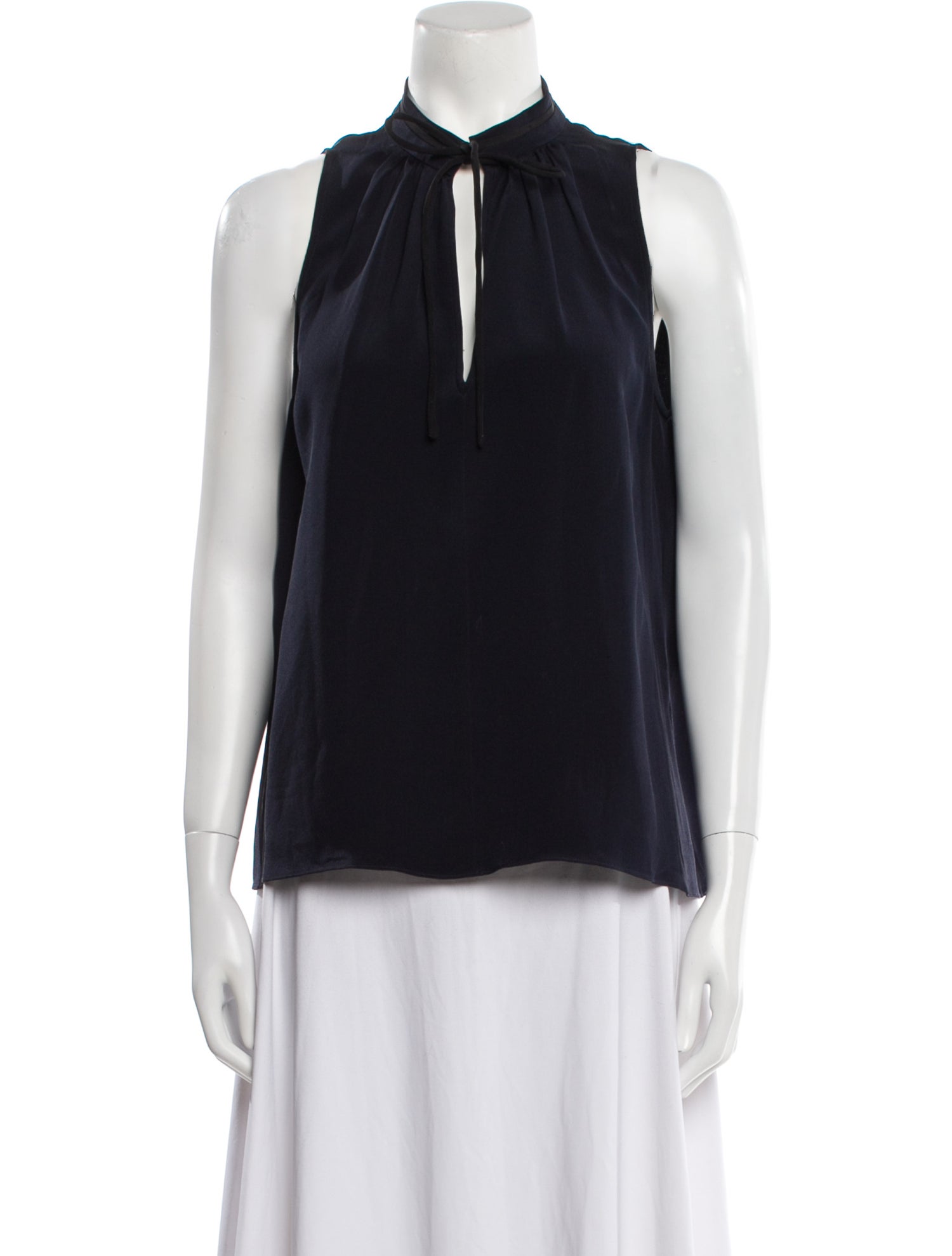 Derek Lam Silk V-Neck Blouse