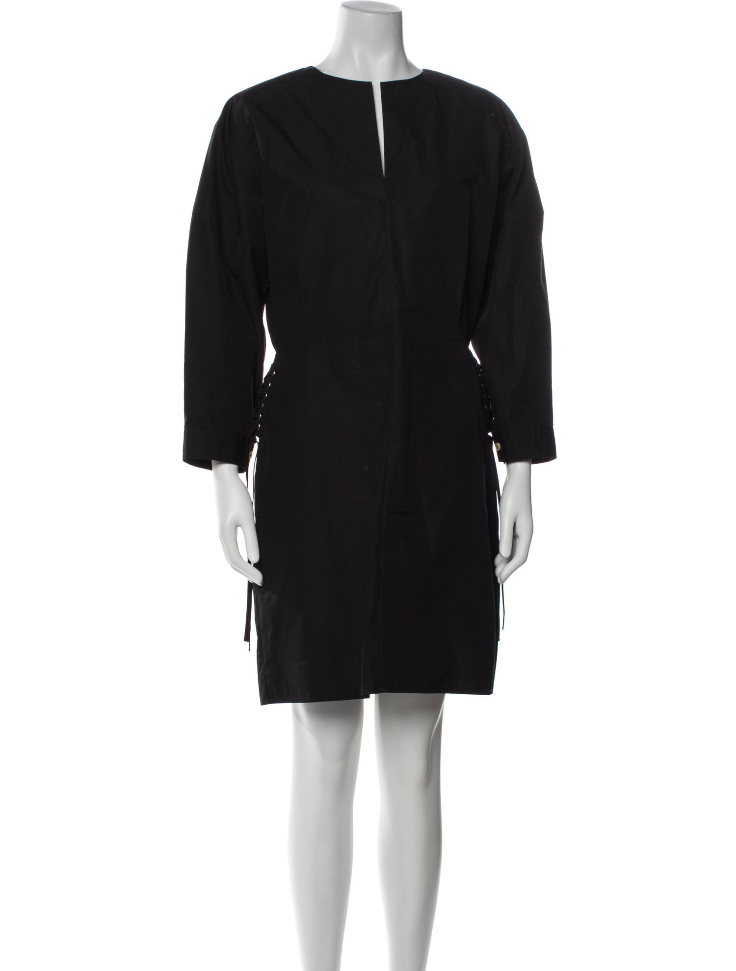 Derek Lam V-Neck Knee-Length Dress