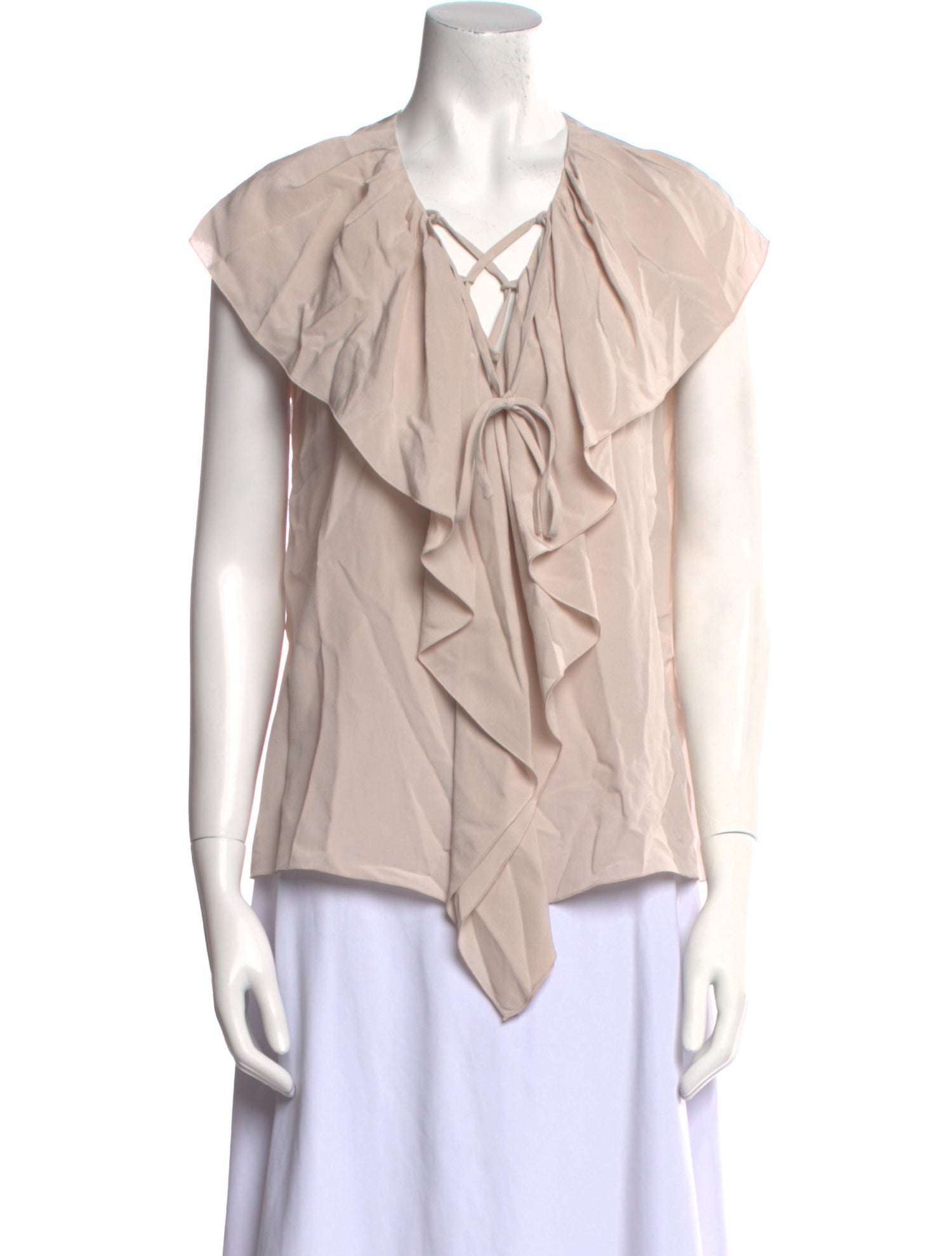 Derek Lam Silk V-Neck Blouse