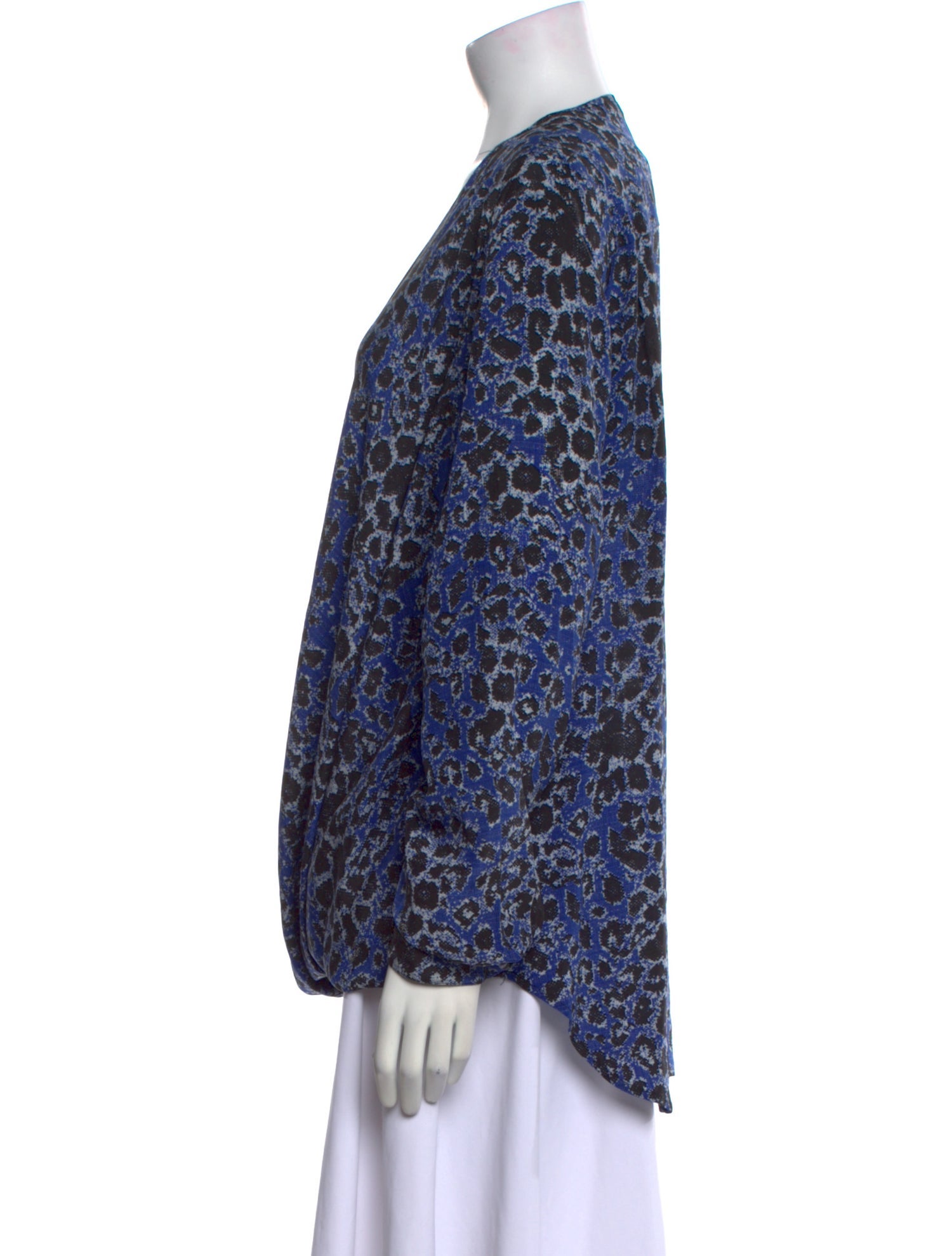 Derek Lam Silk Printed Blouse w/ Tags