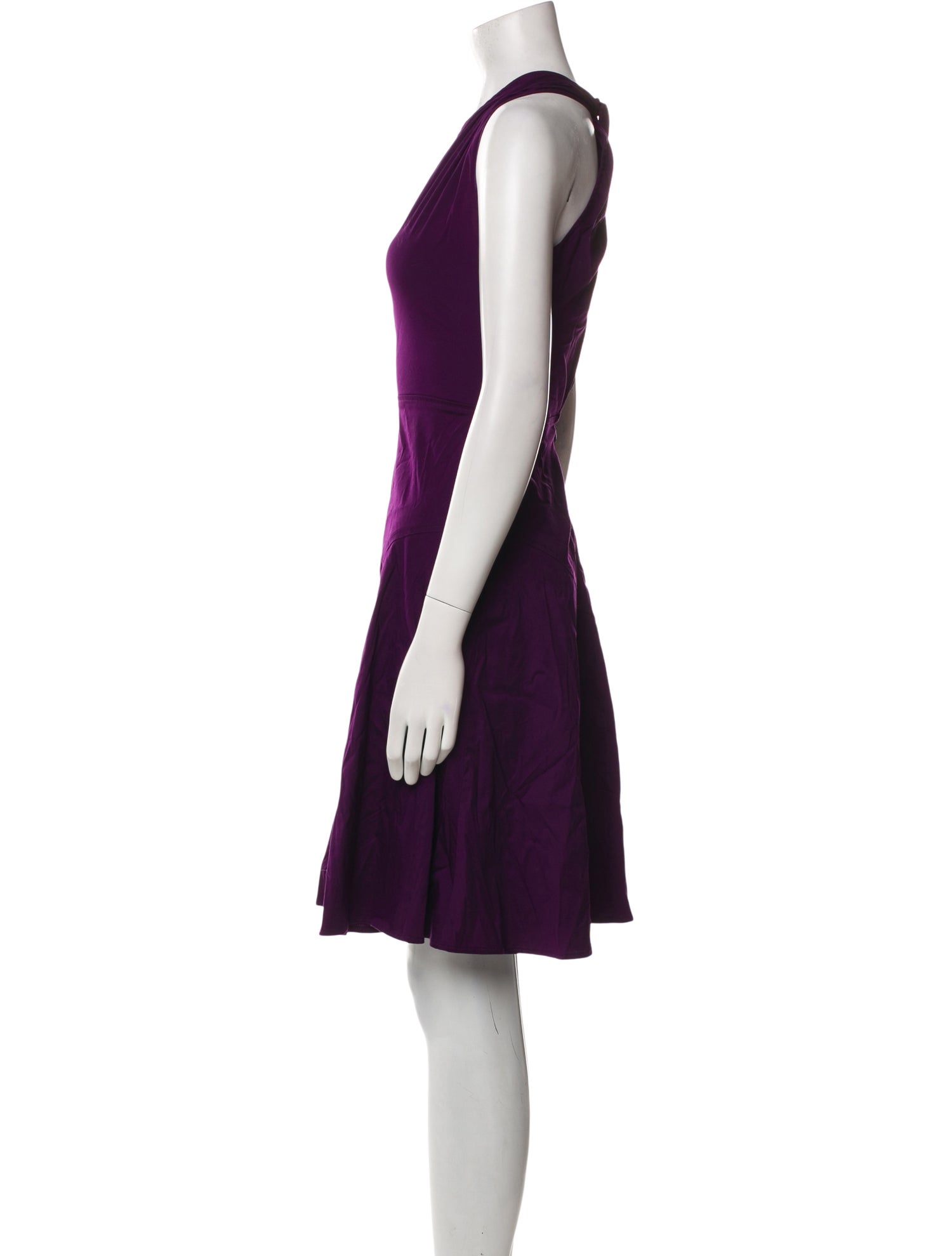 Derek Lam V-Neck Knee-Length Dress