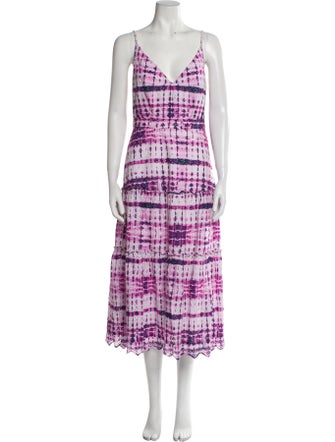 Derek Lam Printed Midi Length Dress