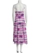 Derek Lam Printed Midi Length Dress