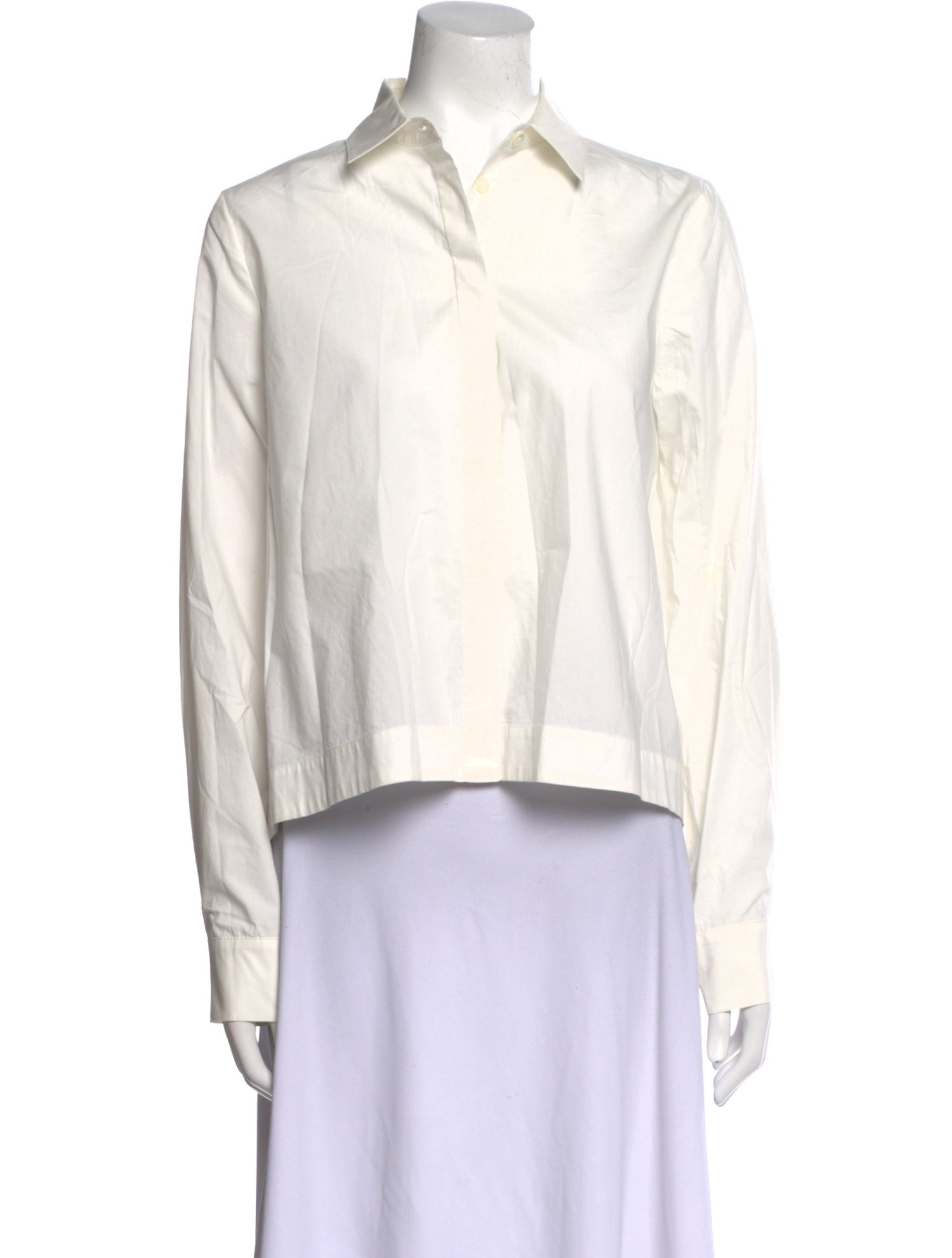 Derek Lam Long Sleeve Crop Top