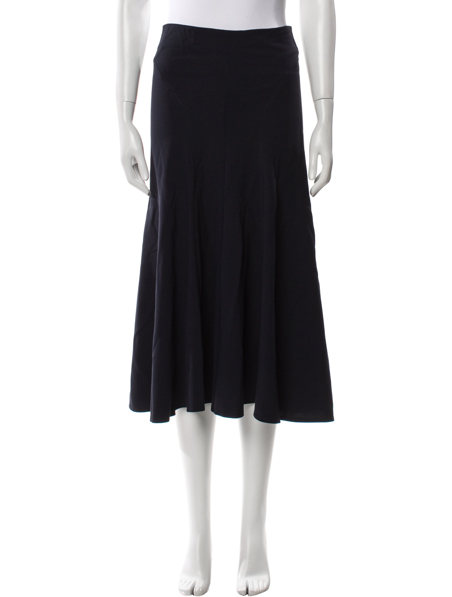 Derek Lam Ruffle Embellishment Midi Length Skirt