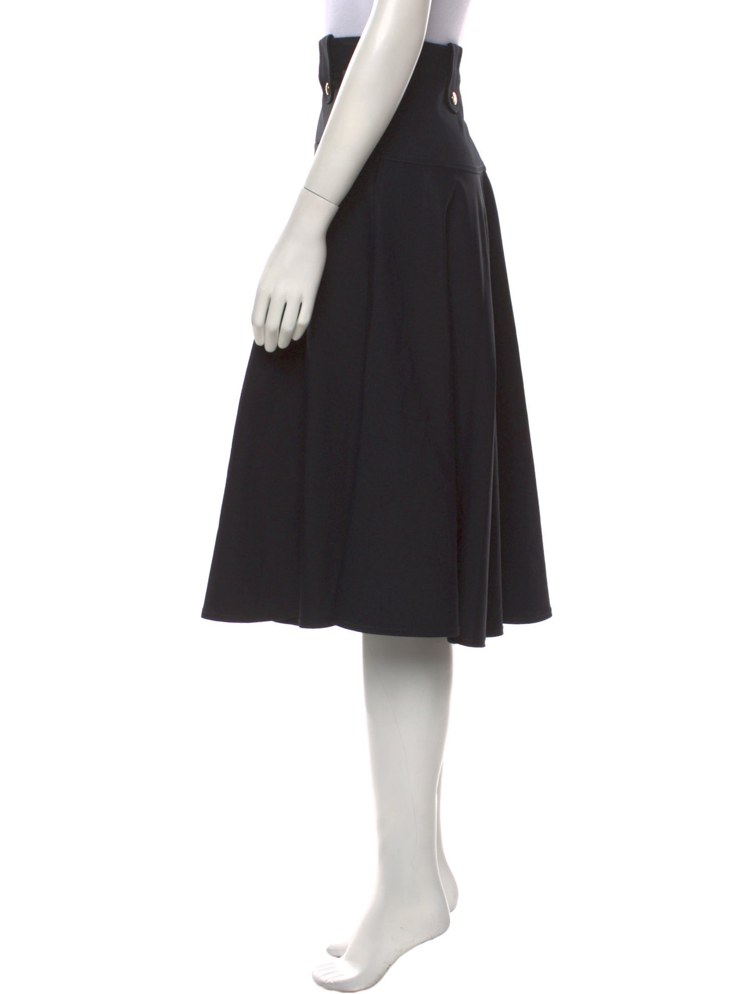 Derek Lam Ruffle Embellishment Knee-Length Skirt