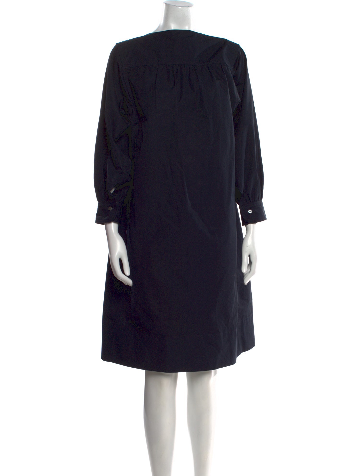 Derek Lam Bateau Neckline Knee-Length Dress