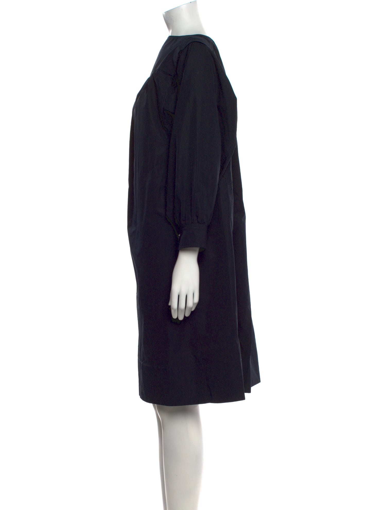 Derek Lam Bateau Neckline Knee-Length Dress