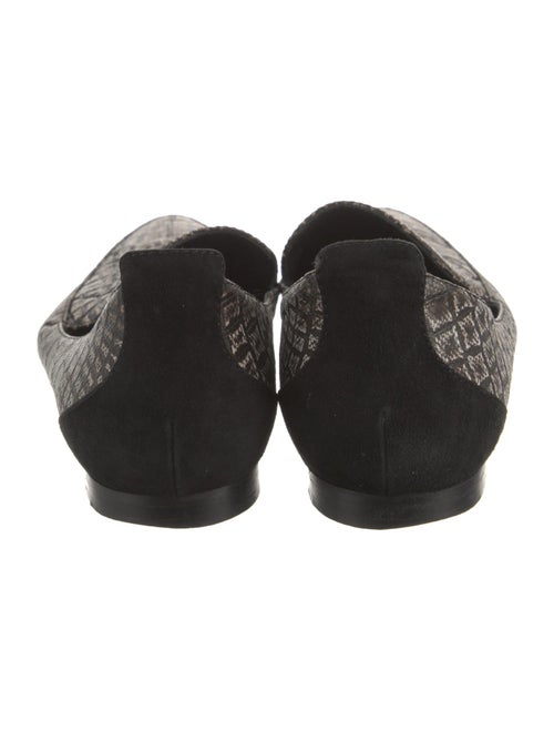 Derek Lam Leather Animal Print Loafers