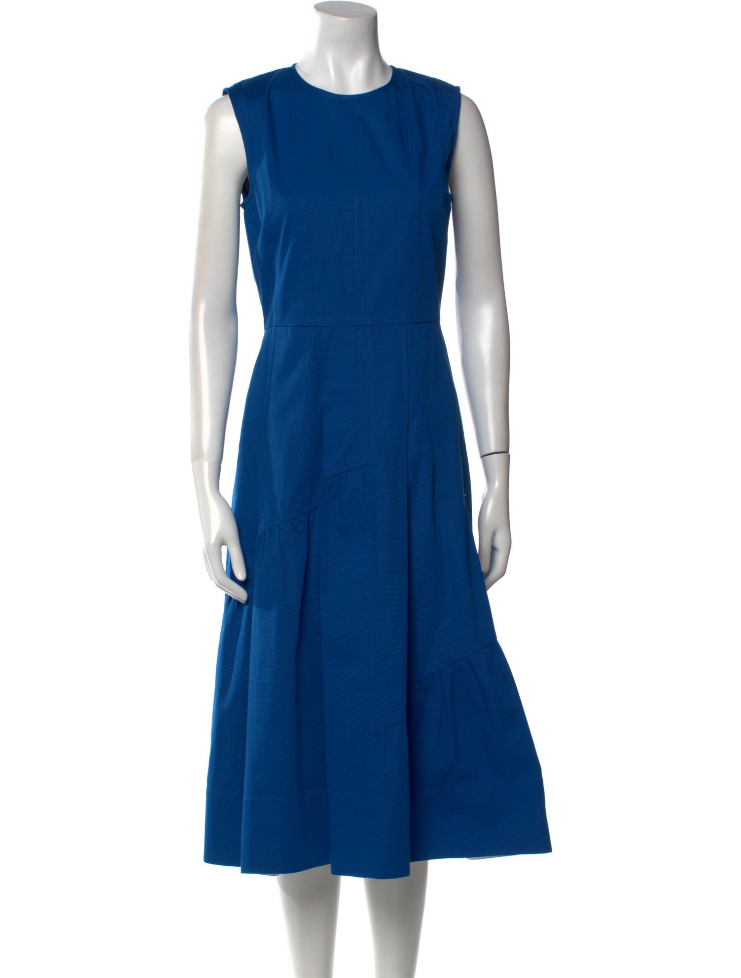 Derek Lam Crew Neck Midi Length Dress