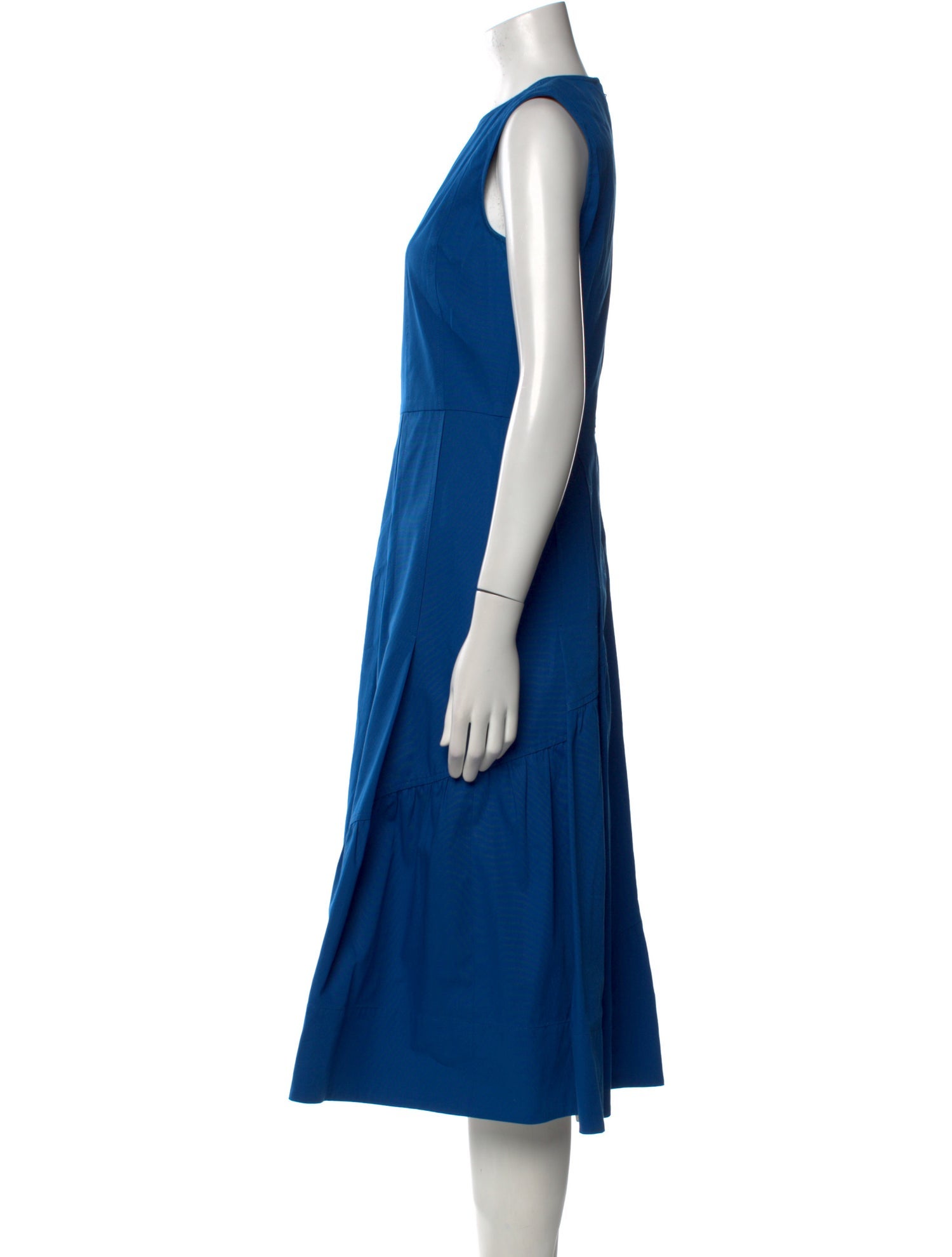 Derek Lam Crew Neck Midi Length Dress