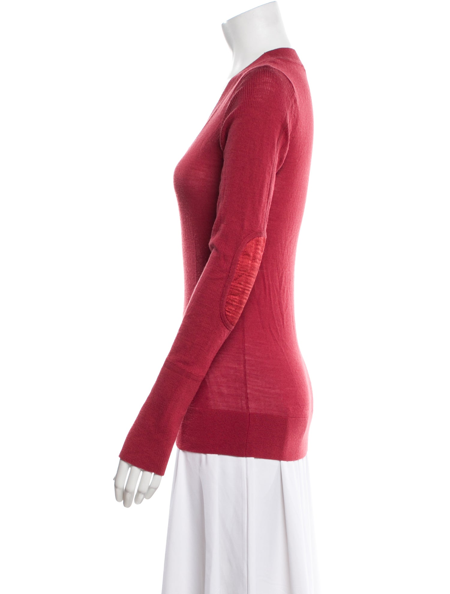 Derek Lam Merino Wool Scoop Neck Sweater