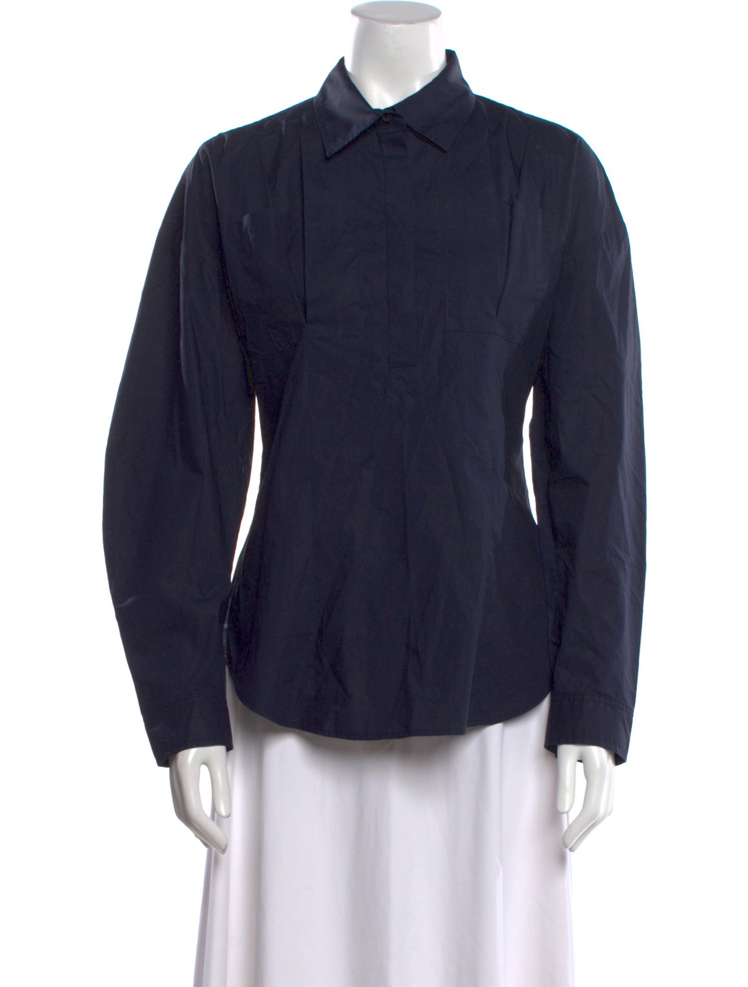 Derek Lam Long Sleeve Button-Up Top