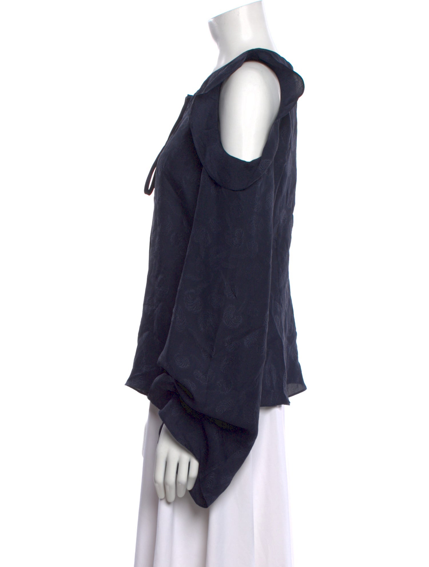 Derek Lam Silk V-Neck Blouse w/ Tags