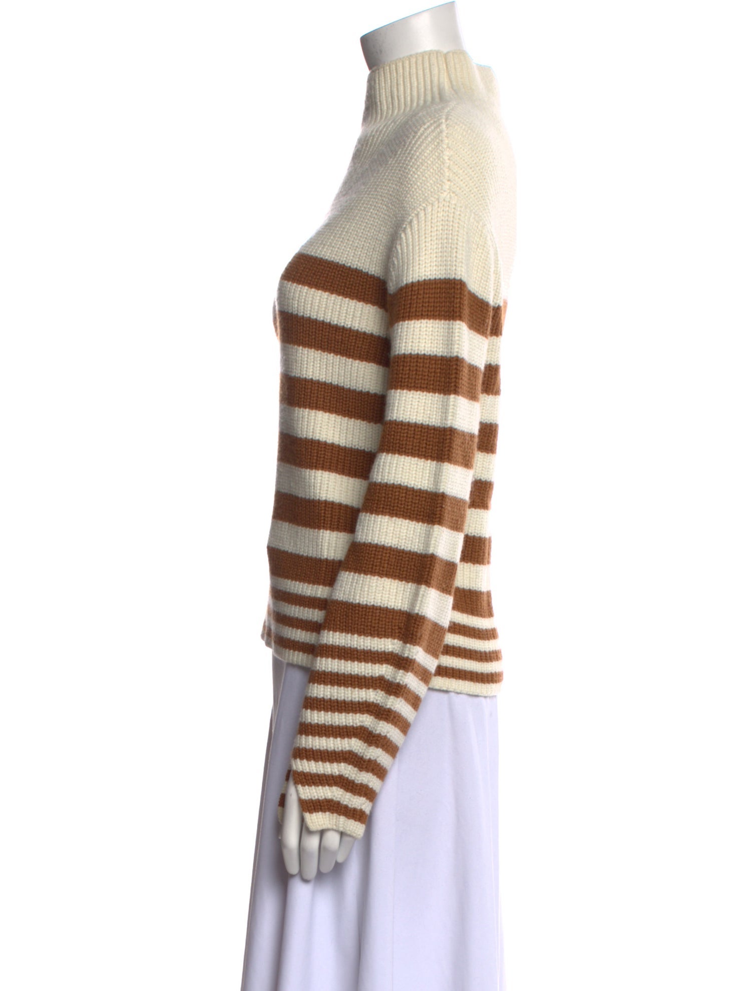 Derek Lam Striped Turtleneck Sweater