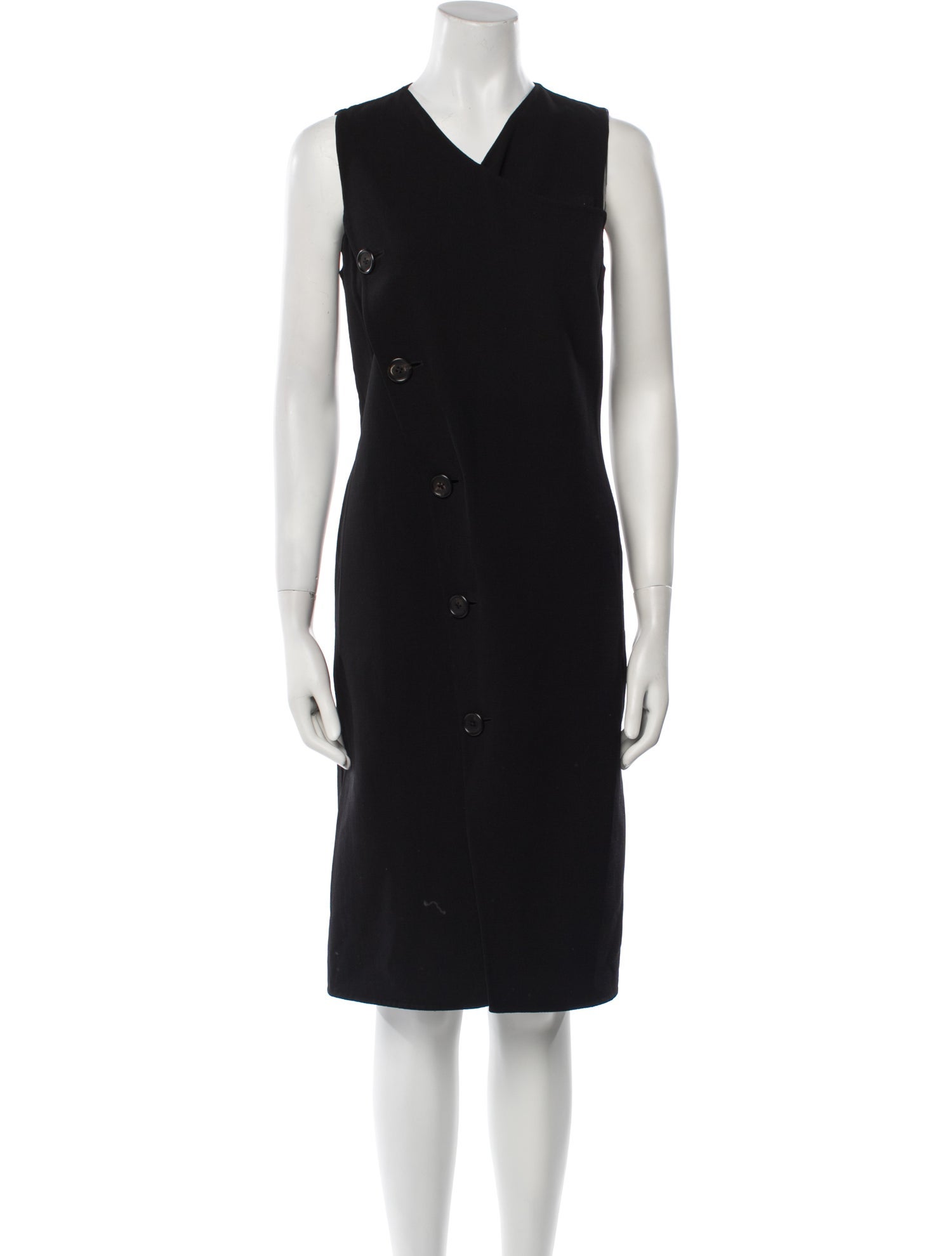Derek Lam Virgin Wool Knee-Length Dress