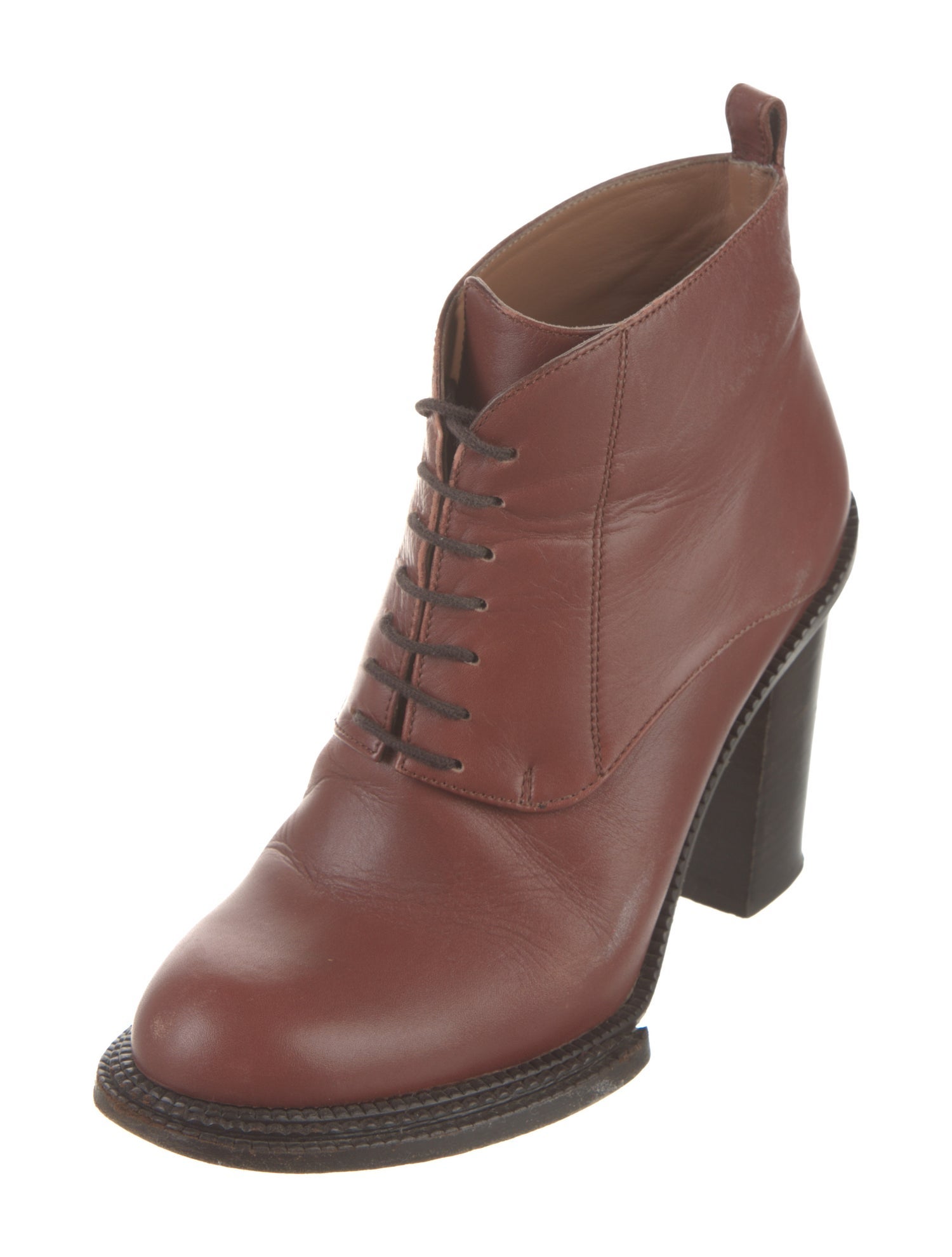 Derek Lam Leather Lace-Up Boots