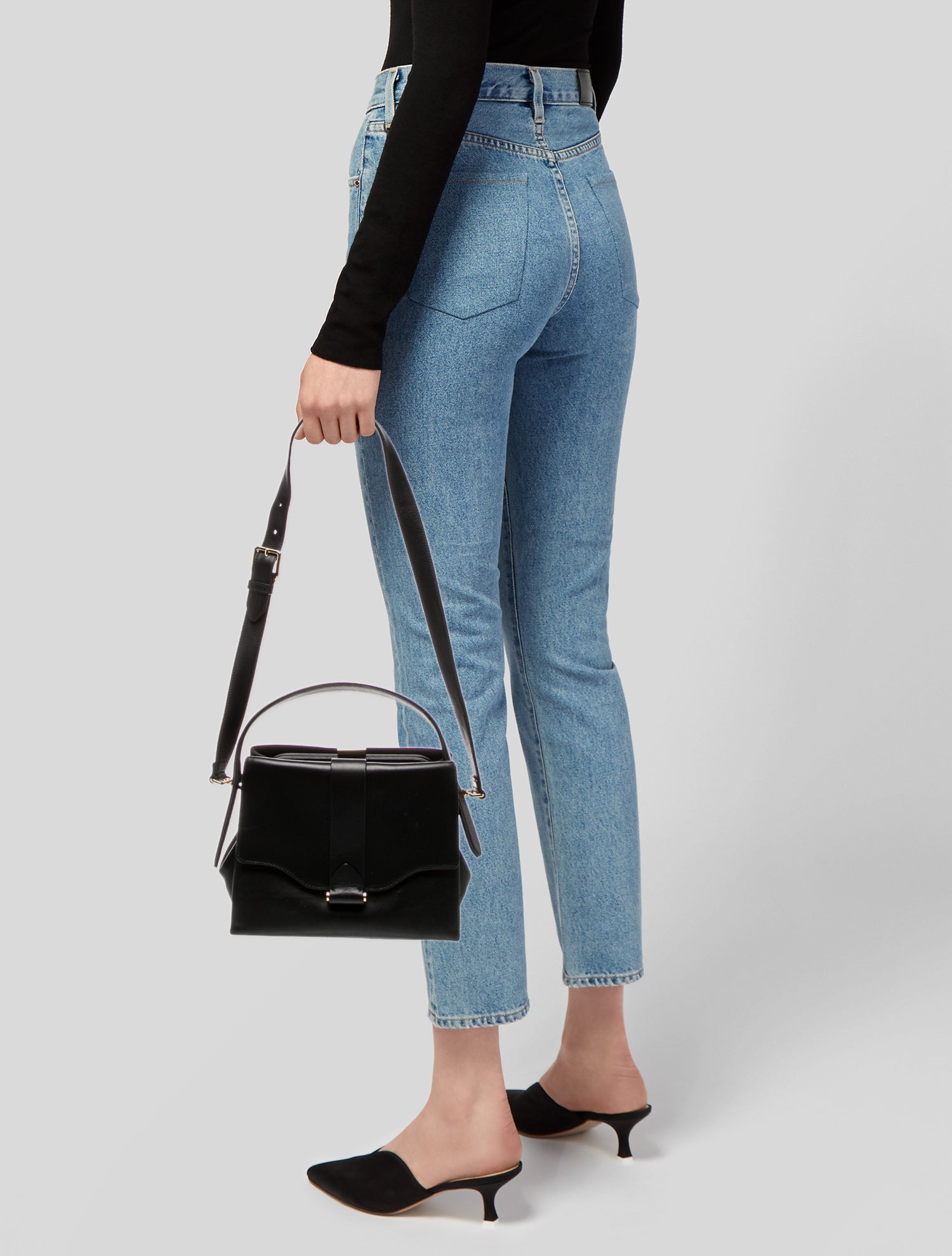 Derek Lam Leather Top Handle Bag