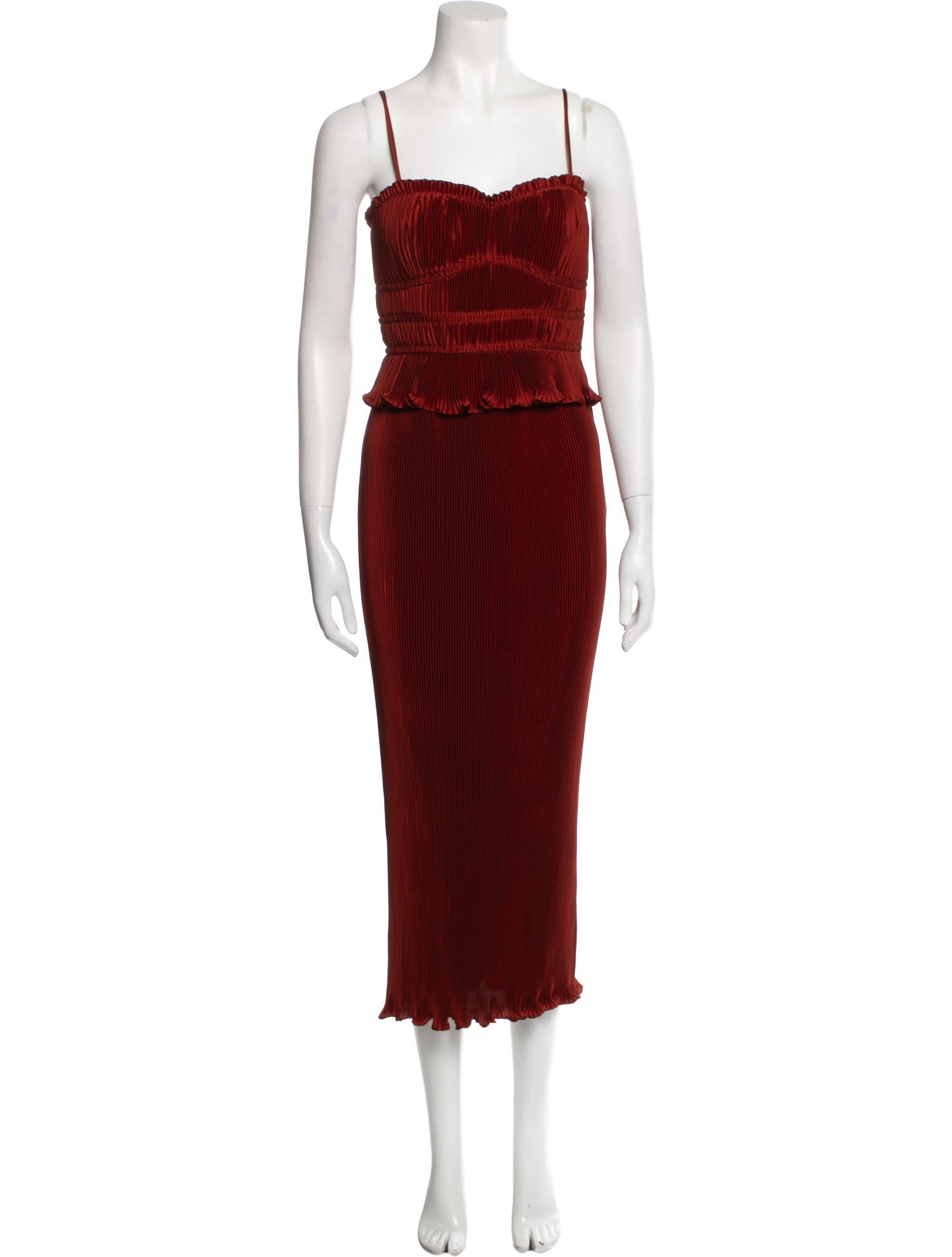 Derek Lam Square Neckline Long Dress