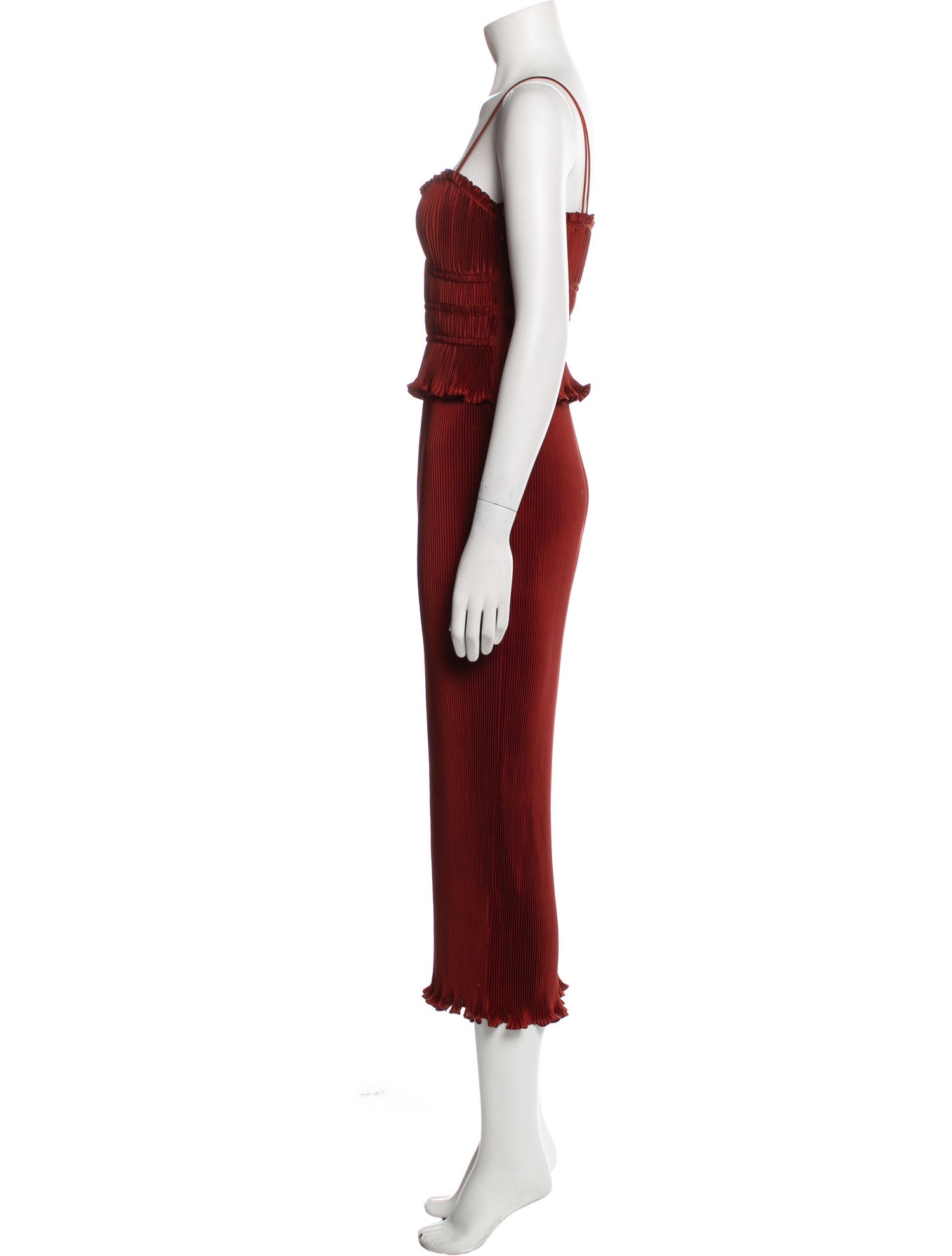 Derek Lam Square Neckline Long Dress