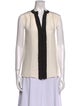 Derek Lam Silk Colorblock Pattern Blouse