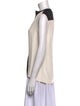 Derek Lam Silk Colorblock Pattern Blouse