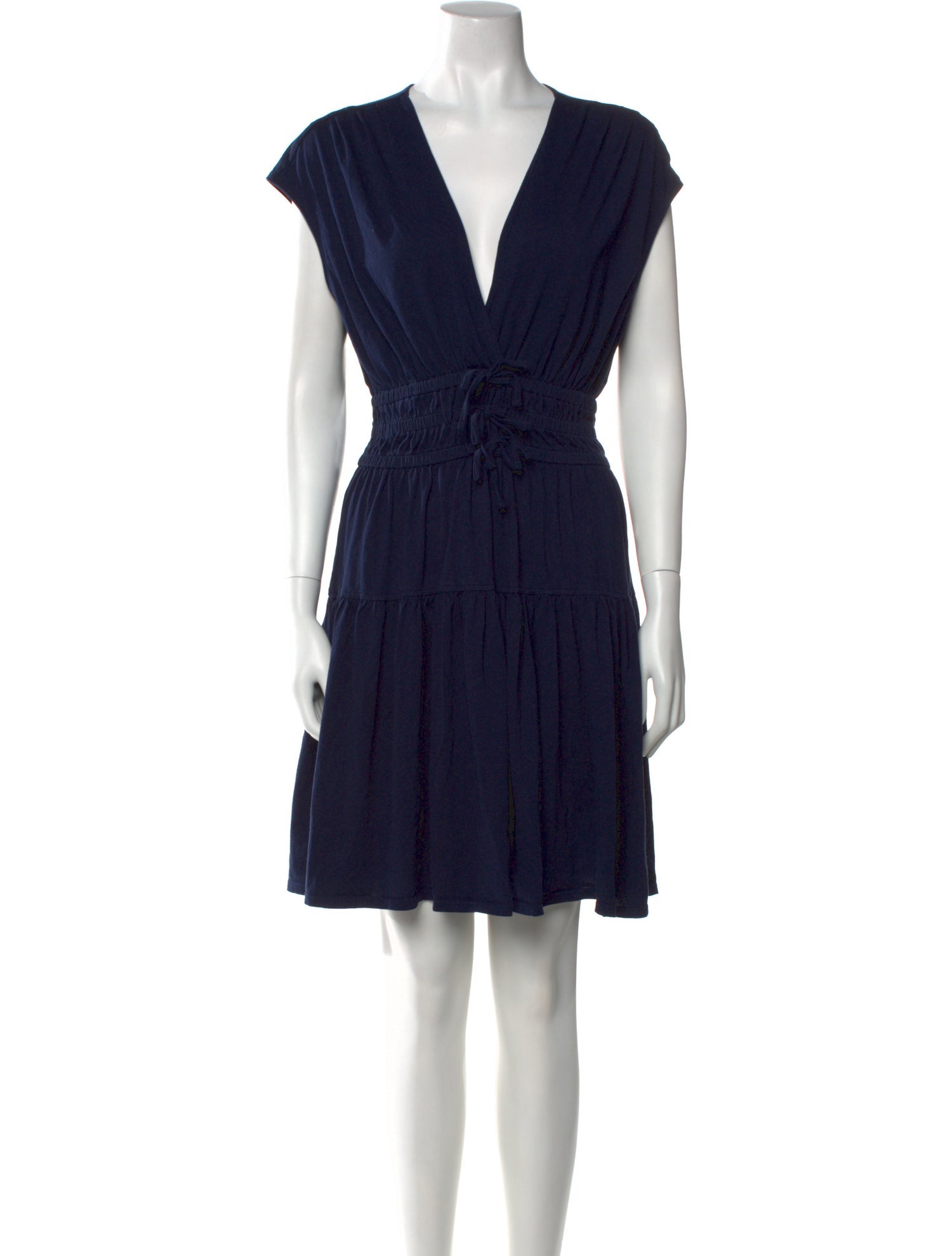 Derek Lam V-Neck Mini Dress