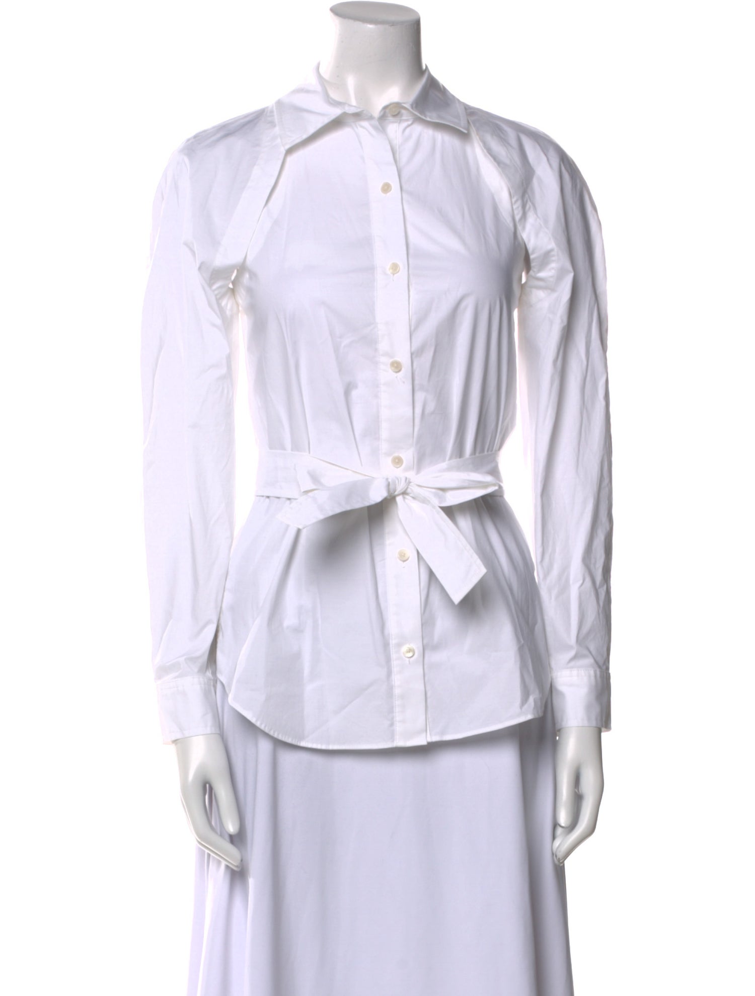 Derek Lam Long Sleeve Button-Up Top