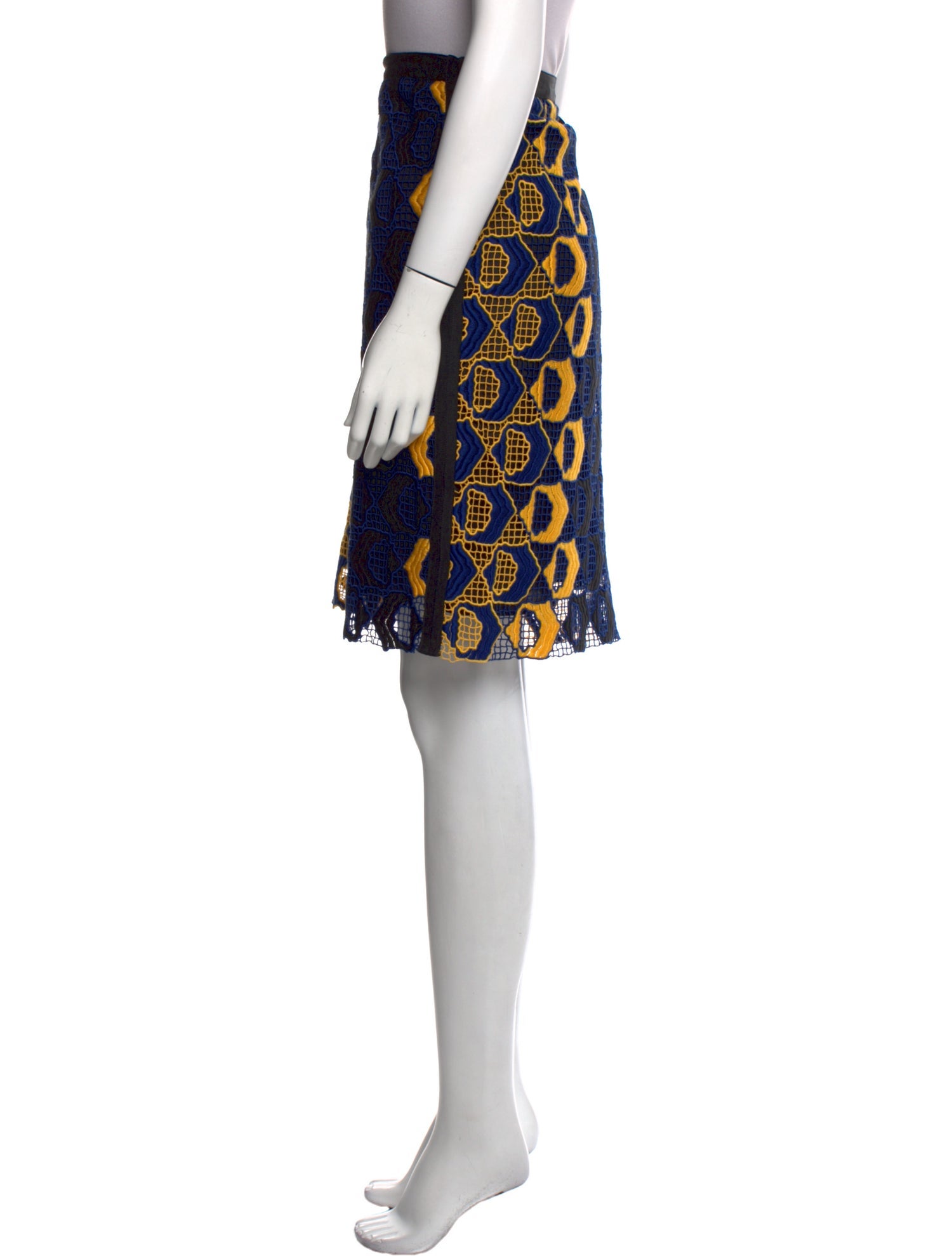 Derek Lam Printed Knee-Length Skirt