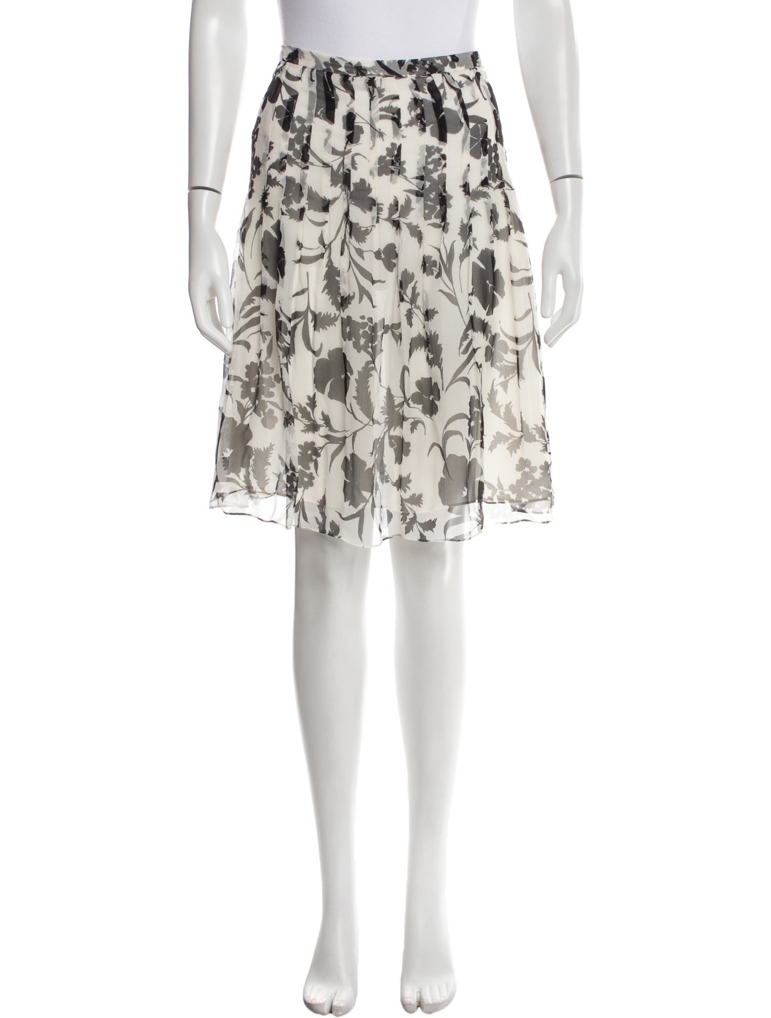 Derek Lam Silk Knee-Length Skirt