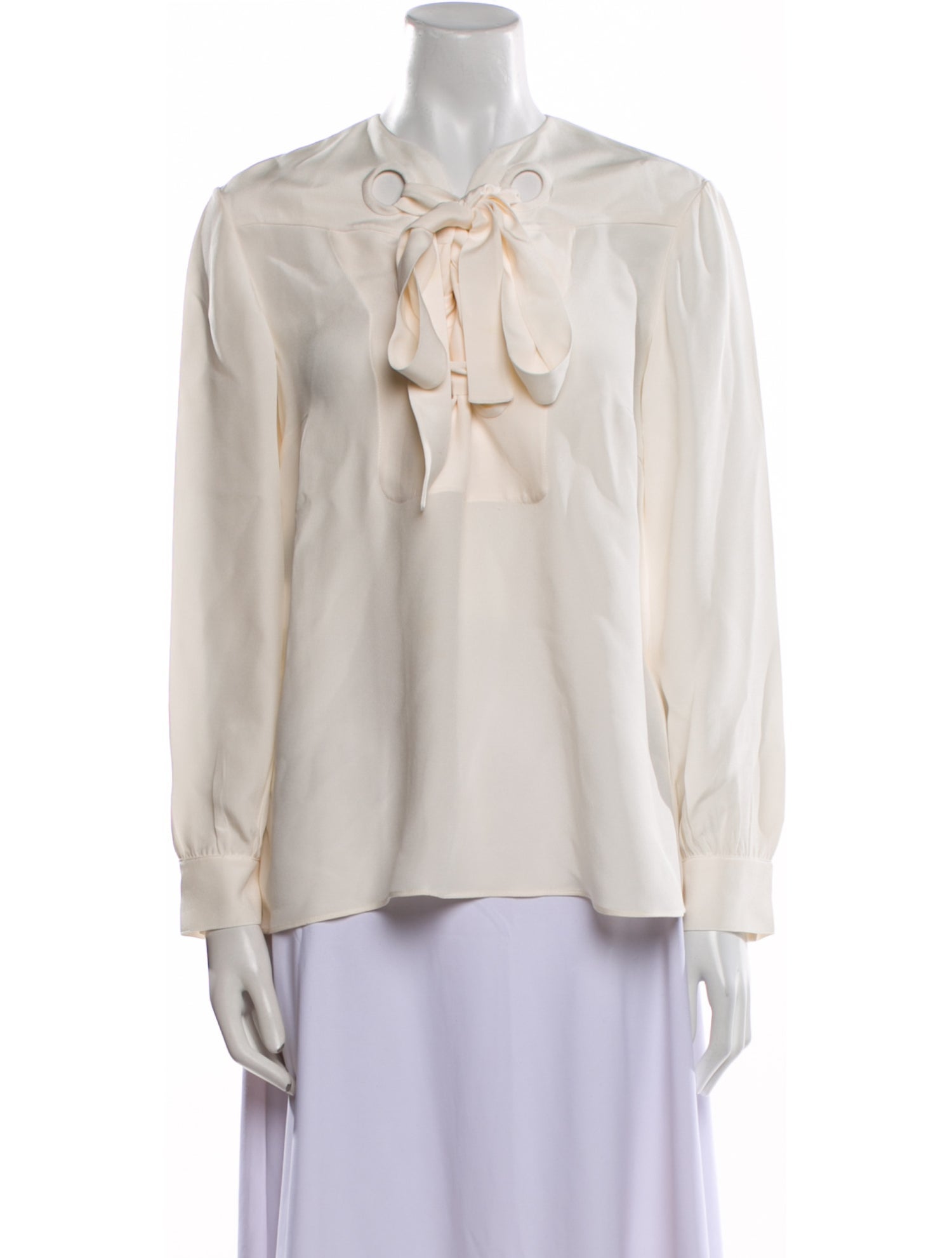 Derek Lam Silk V-Neck Blouse