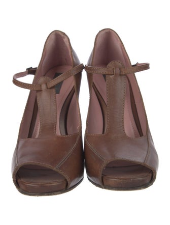 Derek Lam Leather T-Strap Pumps