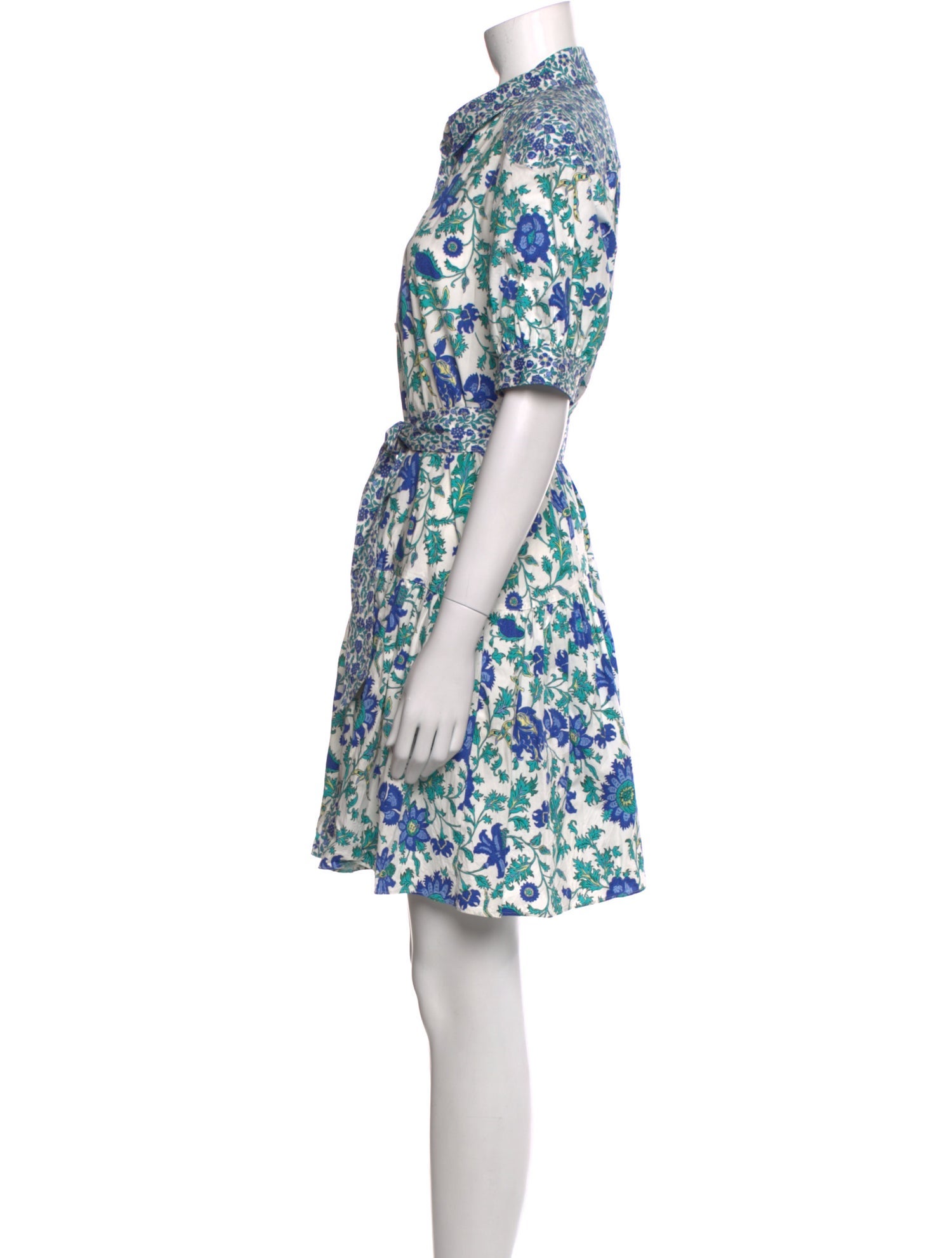 Derek Lam Floral Print Mini Dress