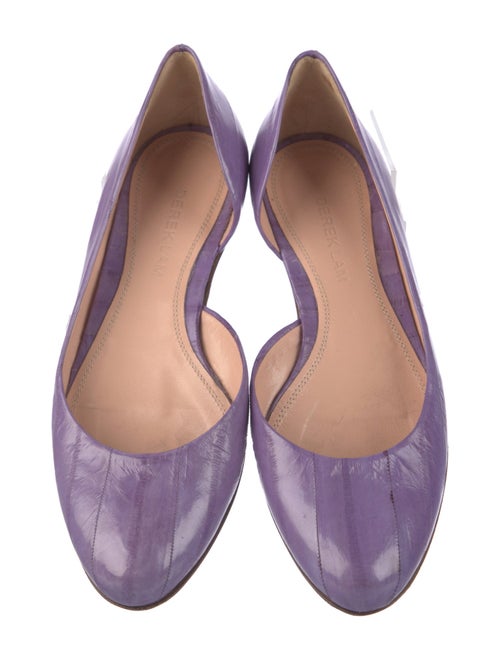 Derek Lam Embossed Leather D'Orsay Flats
