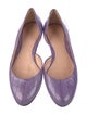 Derek Lam Embossed Leather D'Orsay Flats