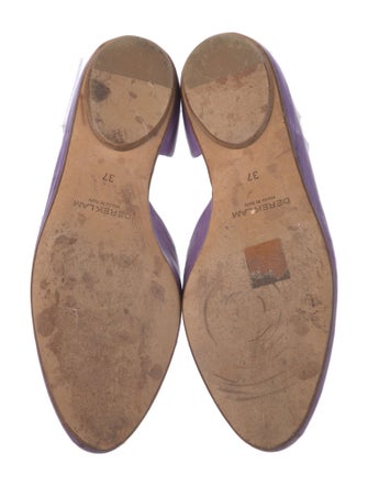Derek Lam Embossed Leather D'Orsay Flats