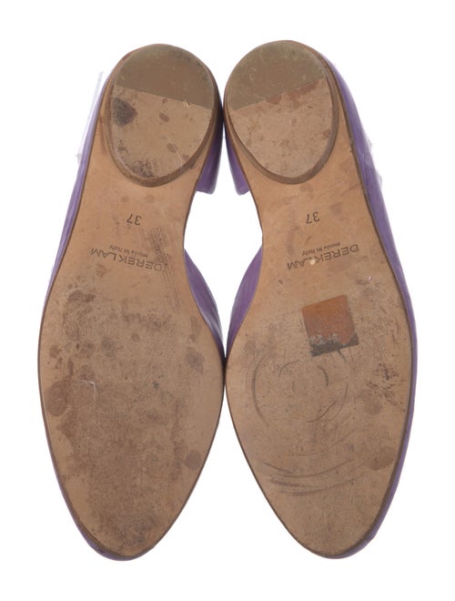 Derek Lam Embossed Leather D'Orsay Flats