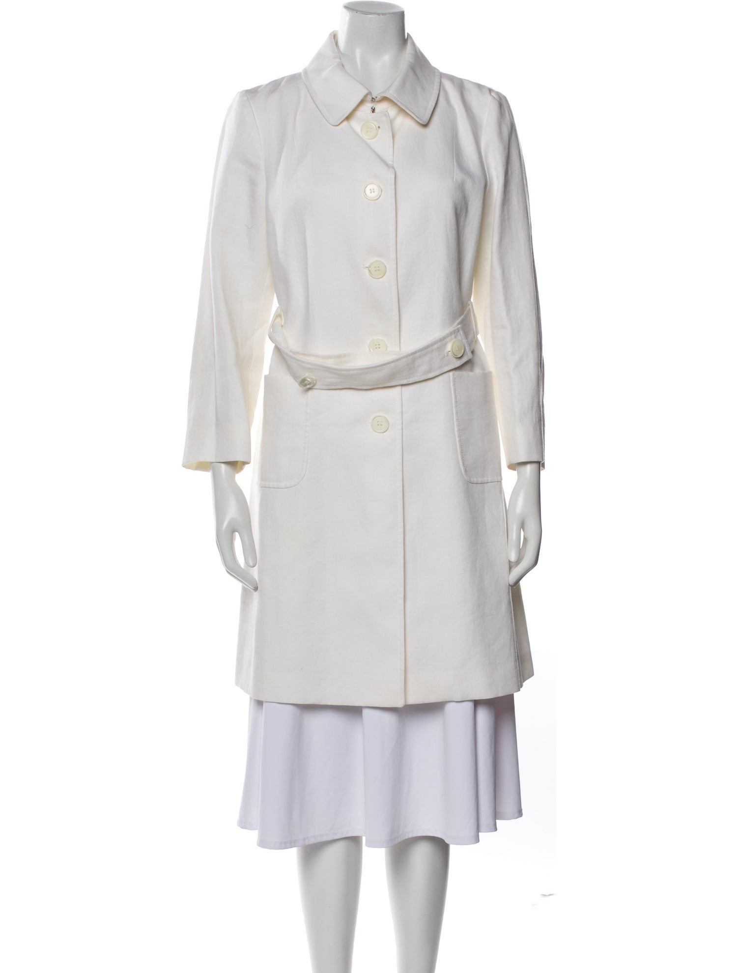 Derek Lam Linen Trench Coat