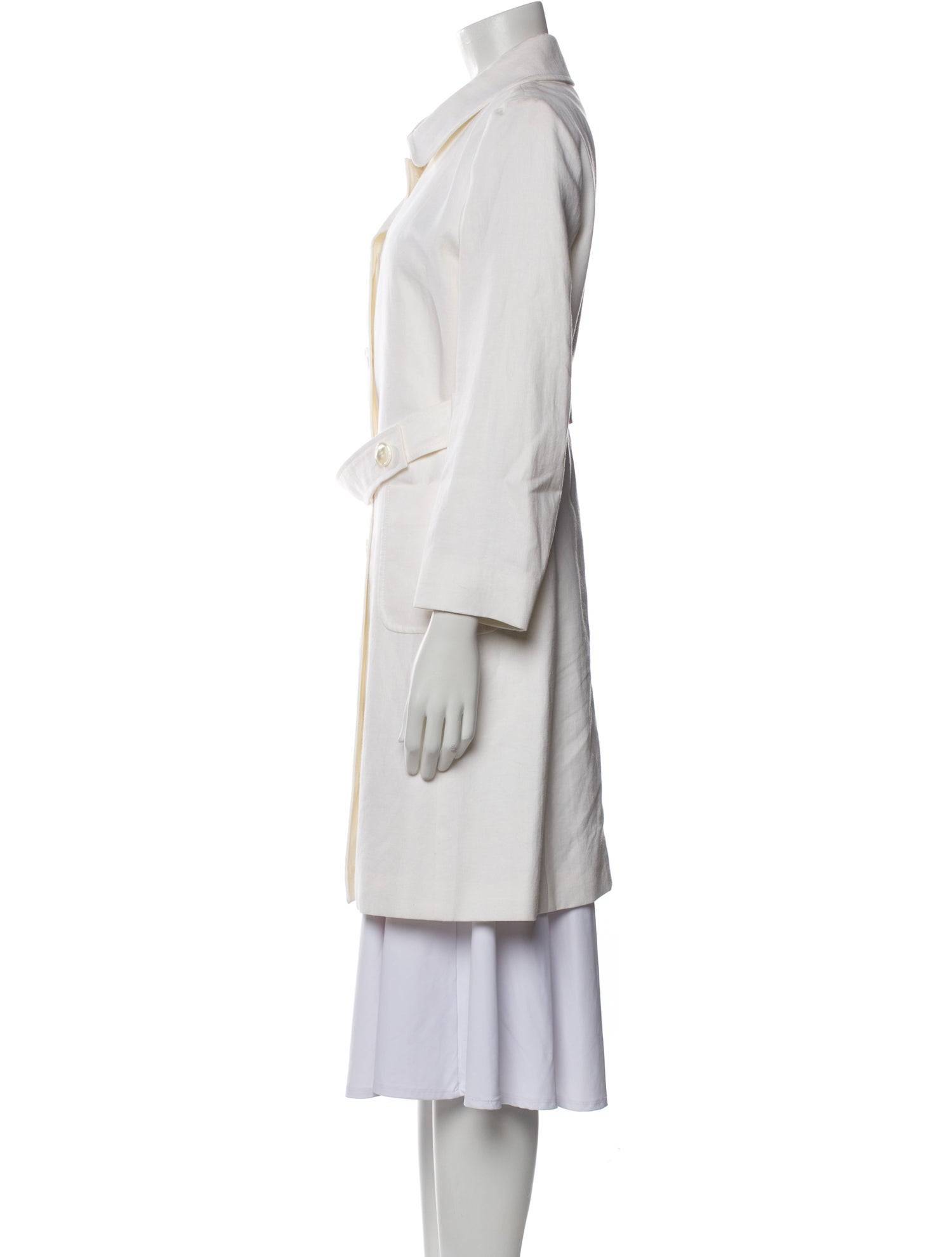 Derek Lam Linen Trench Coat