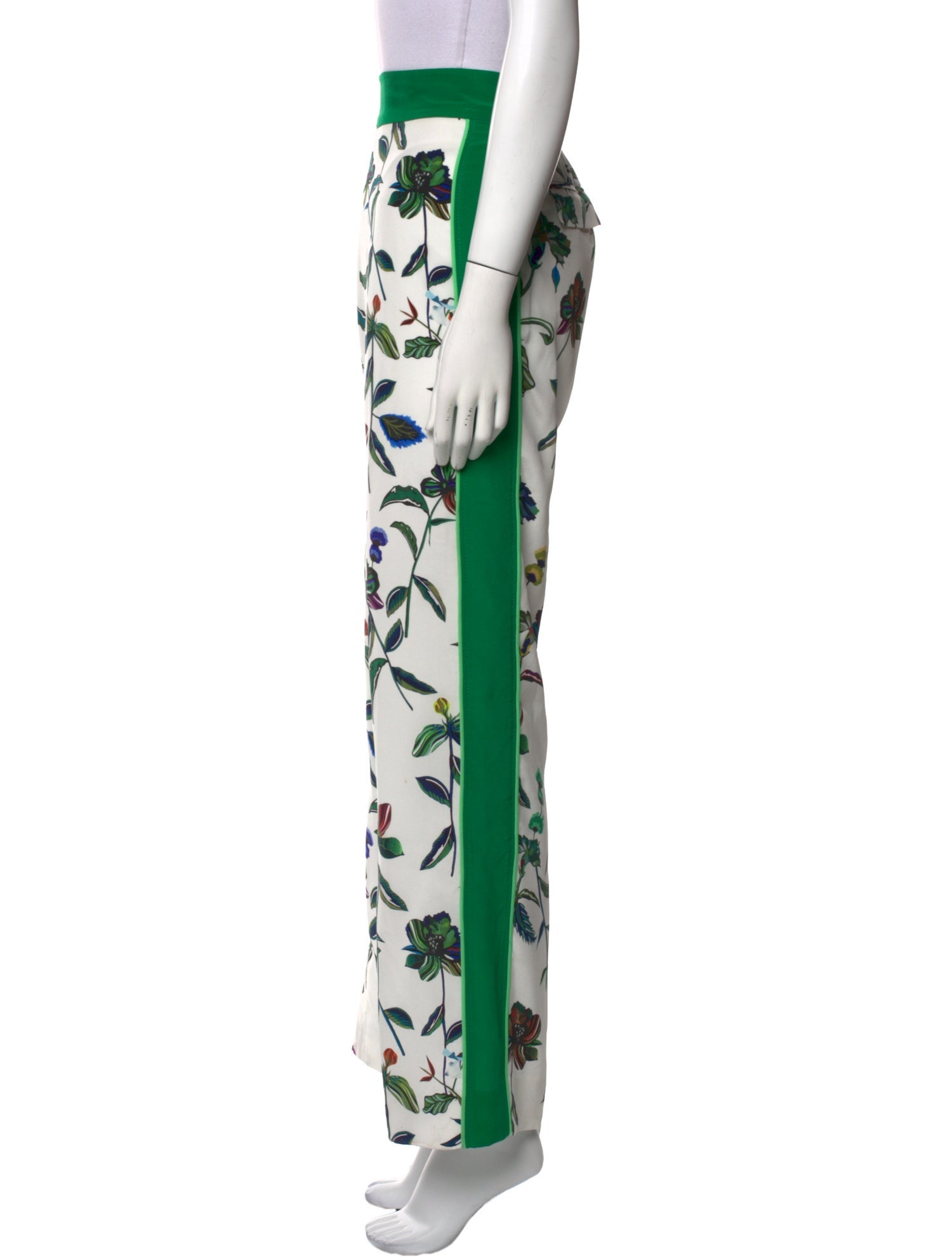 Derek Lam Silk Wide Leg Pants