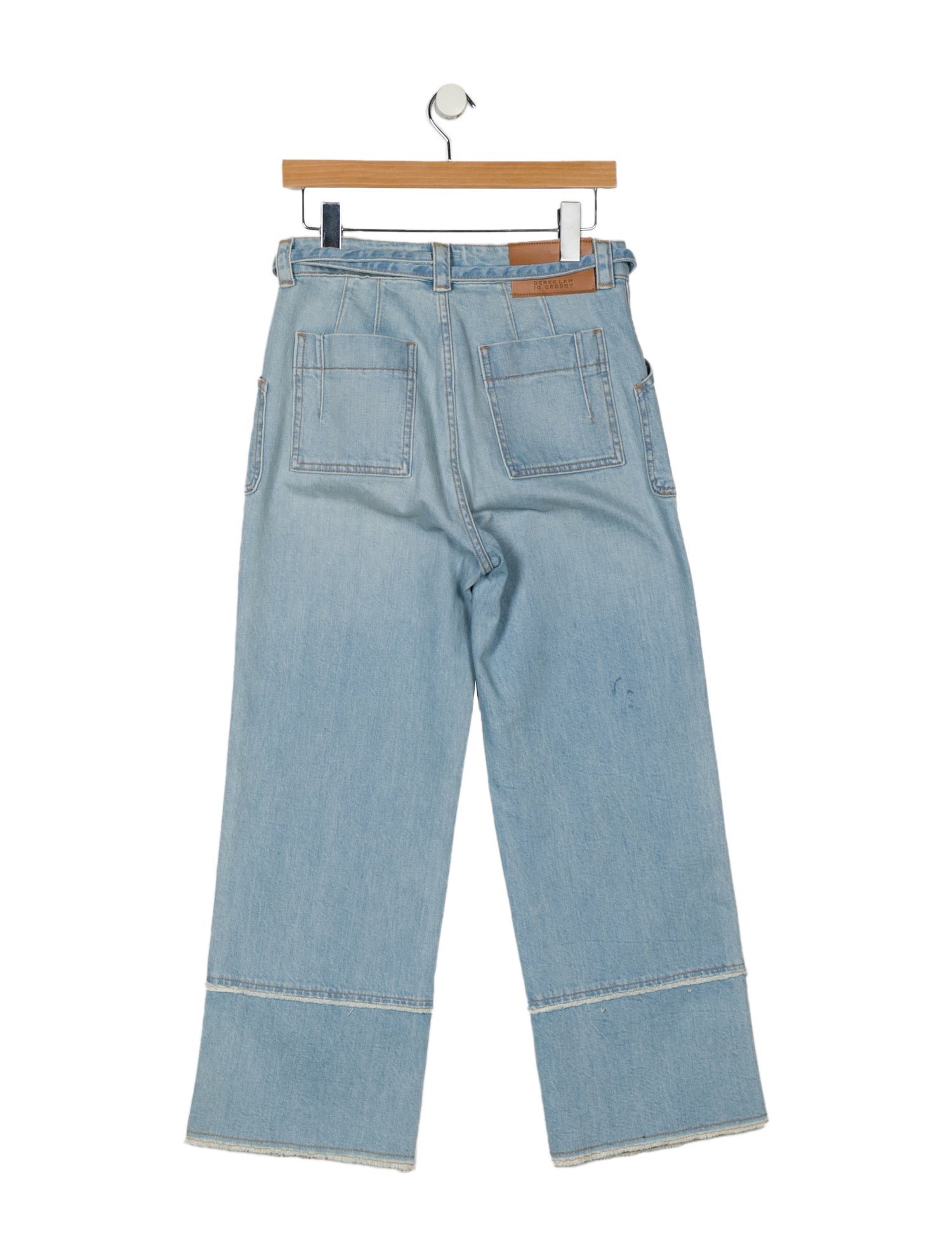 Derek Lam Mid-Rise Wide Leg Jeans