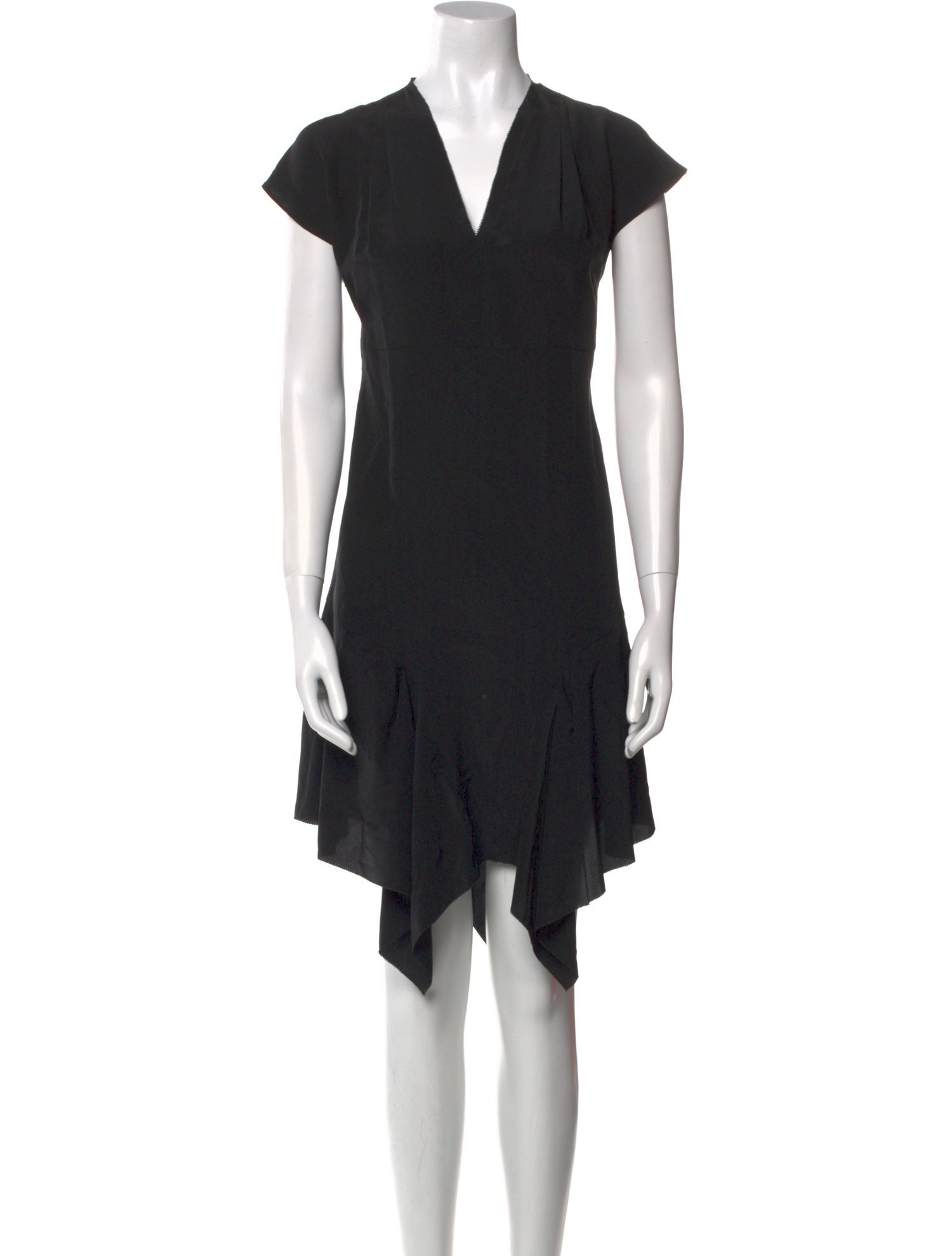 Derek Lam V-Neck Knee-Length Dress