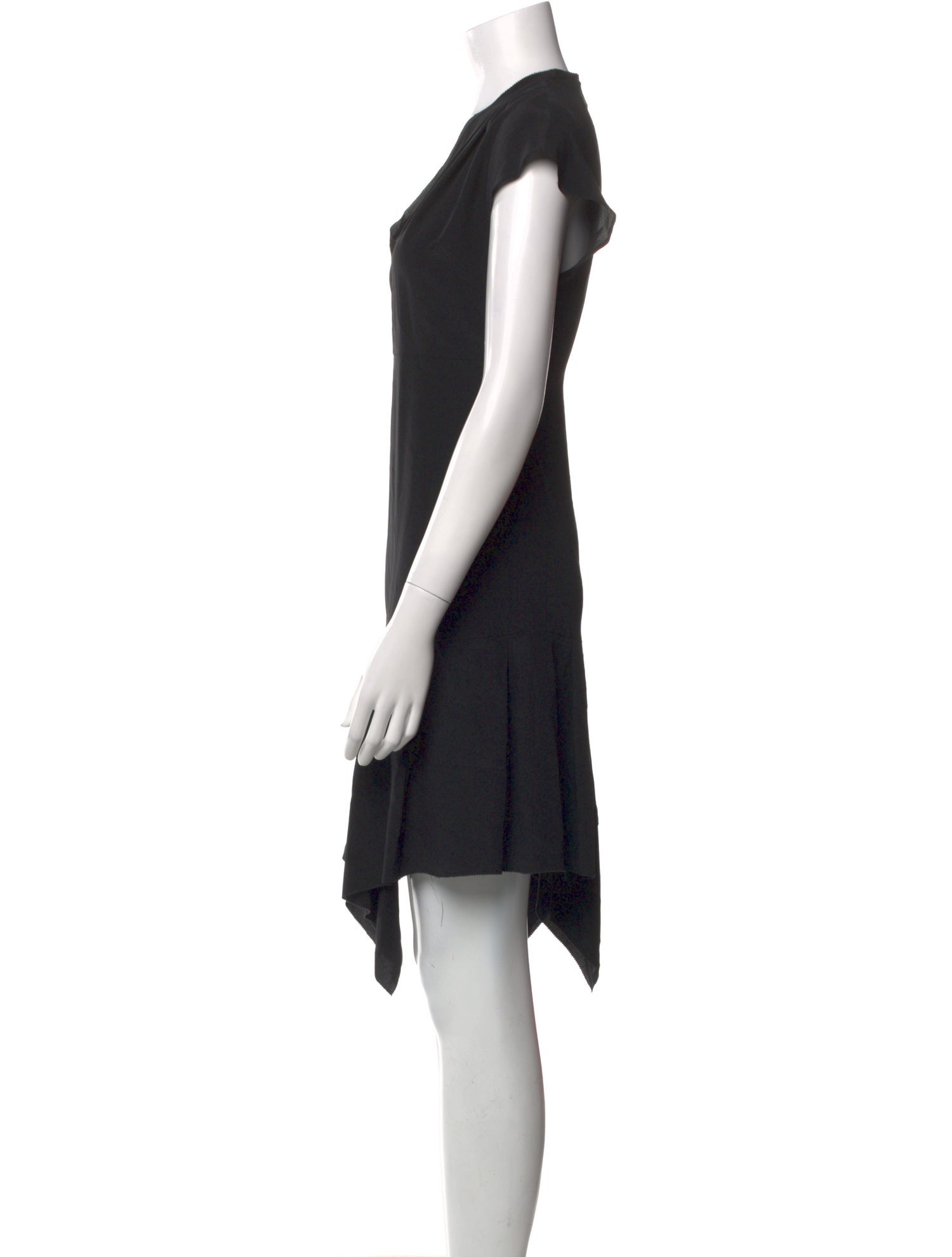 Derek Lam V-Neck Knee-Length Dress