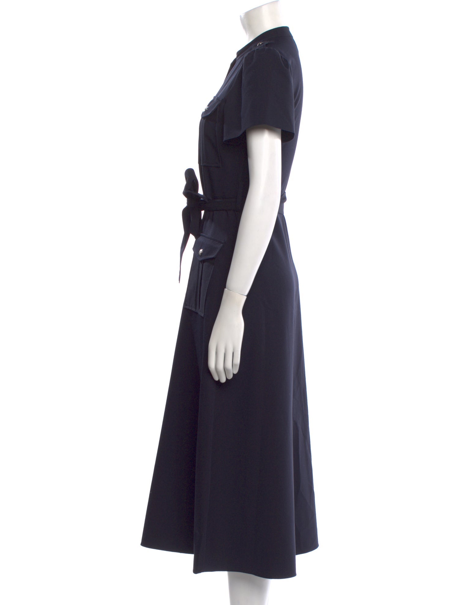 Derek Lam Crew Neck Long Dress