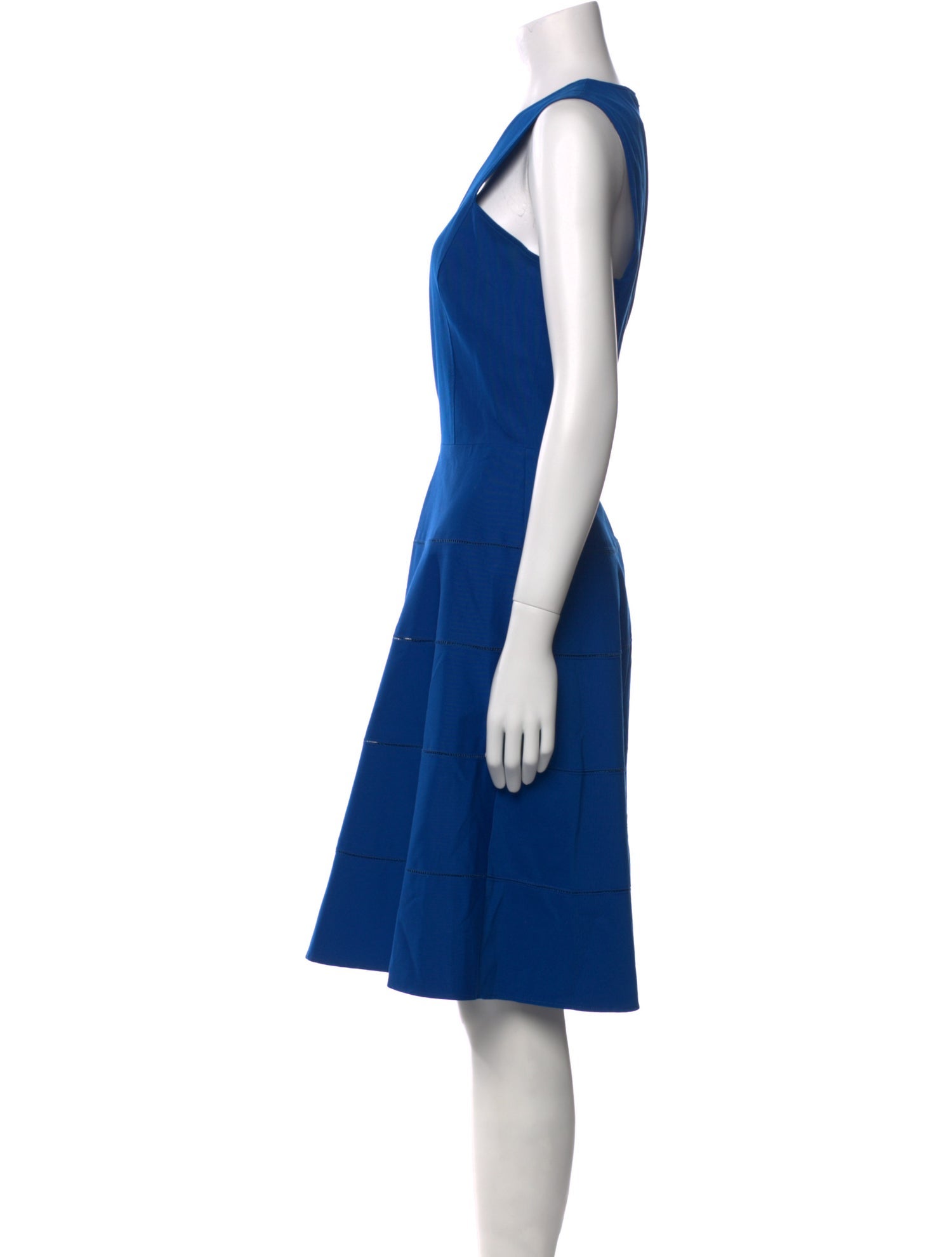 Derek Lam V-Neck Knee-Length Dress